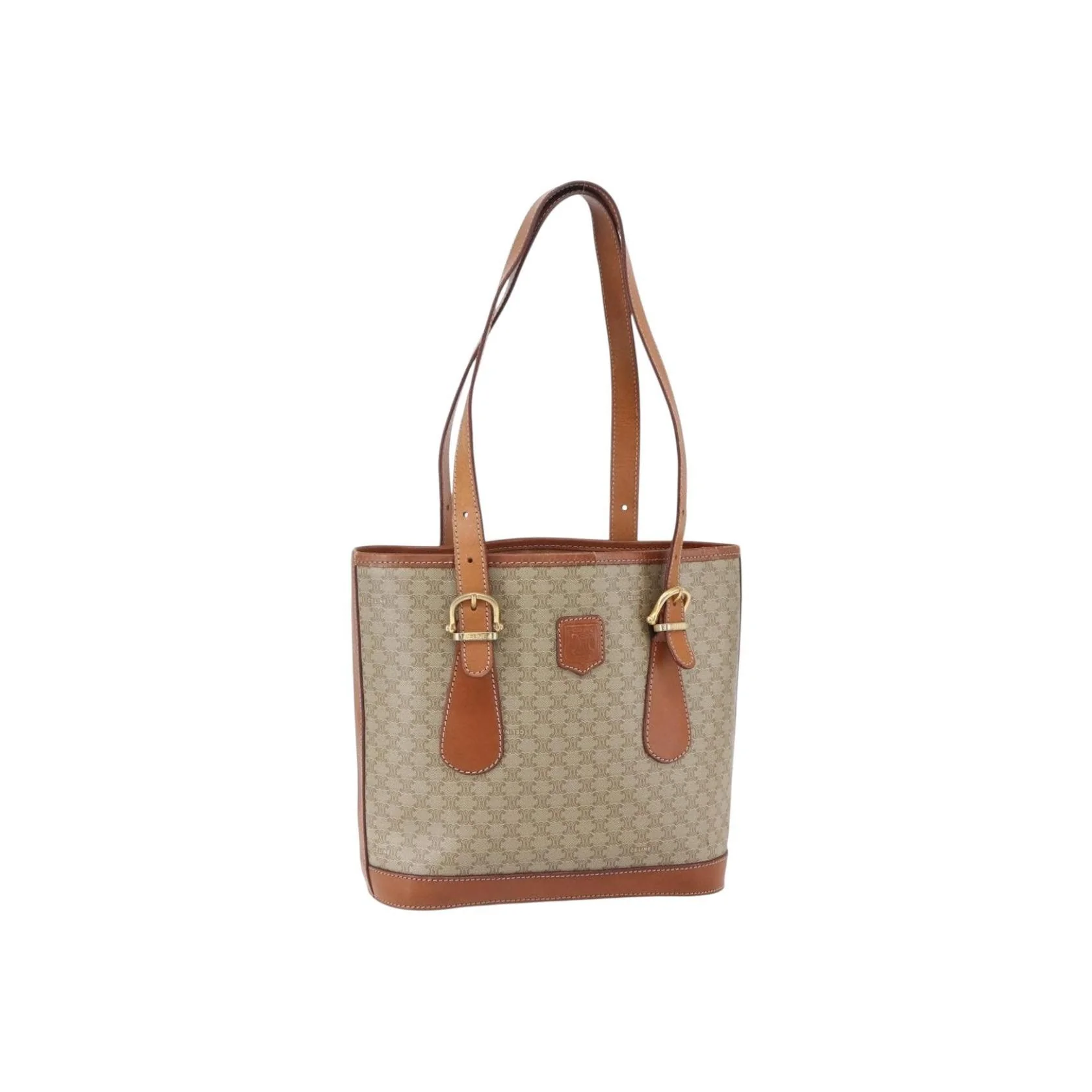 Tote Bag Celine Vintage Macadam - Beige - Image 15