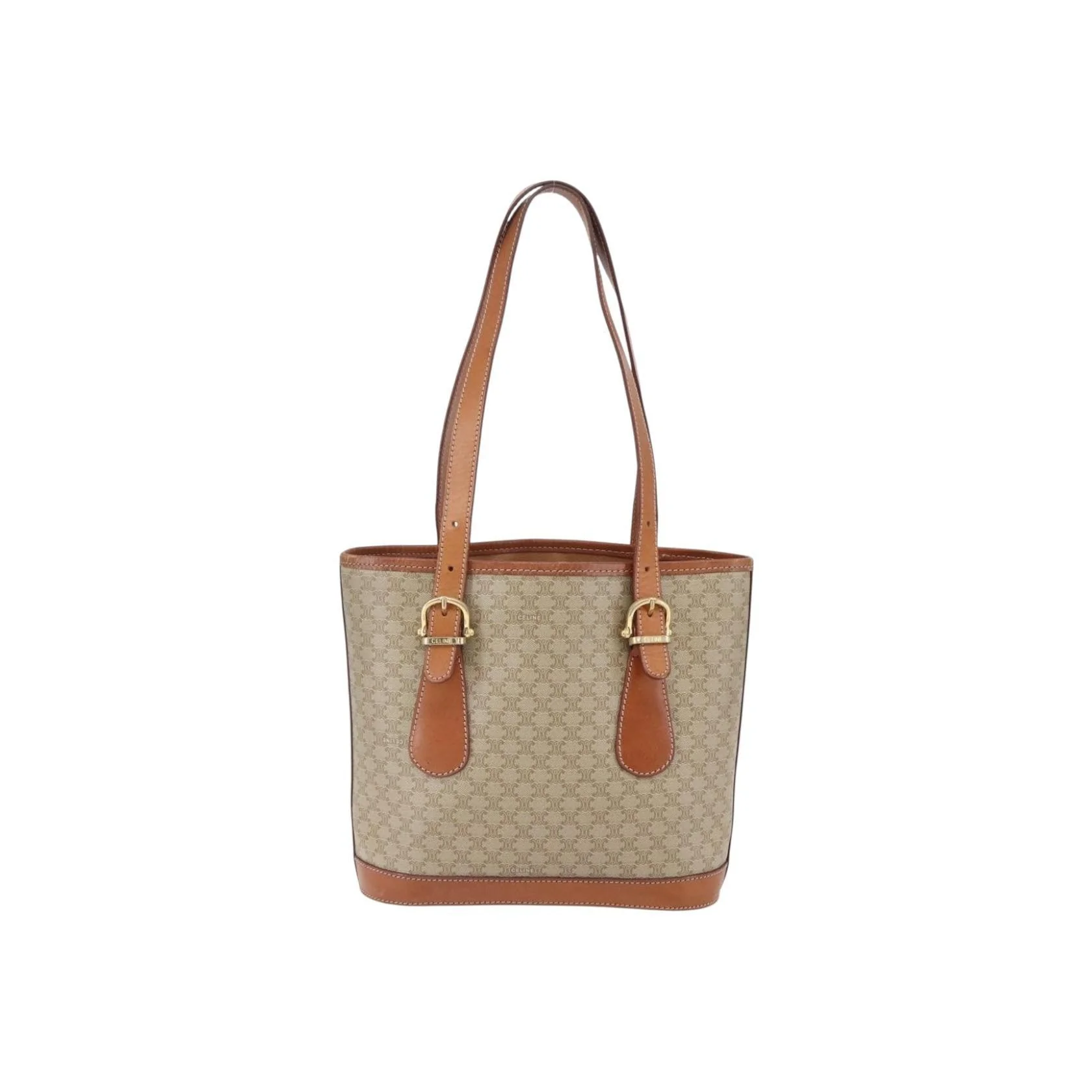 Tote Bag Celine Vintage Macadam - Beige - Image 2