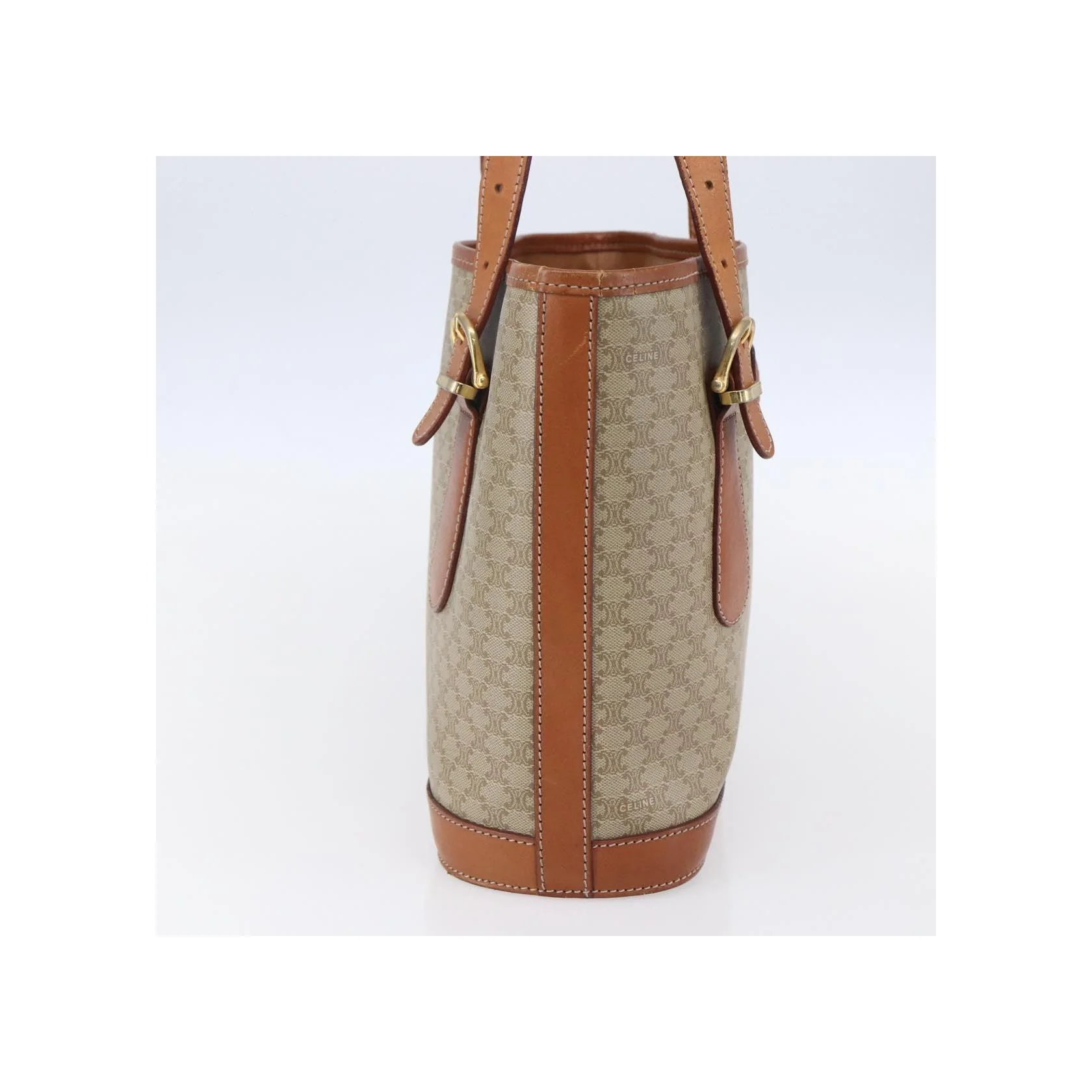 Tote Bag Celine Vintage Macadam - Beige - Image 3
