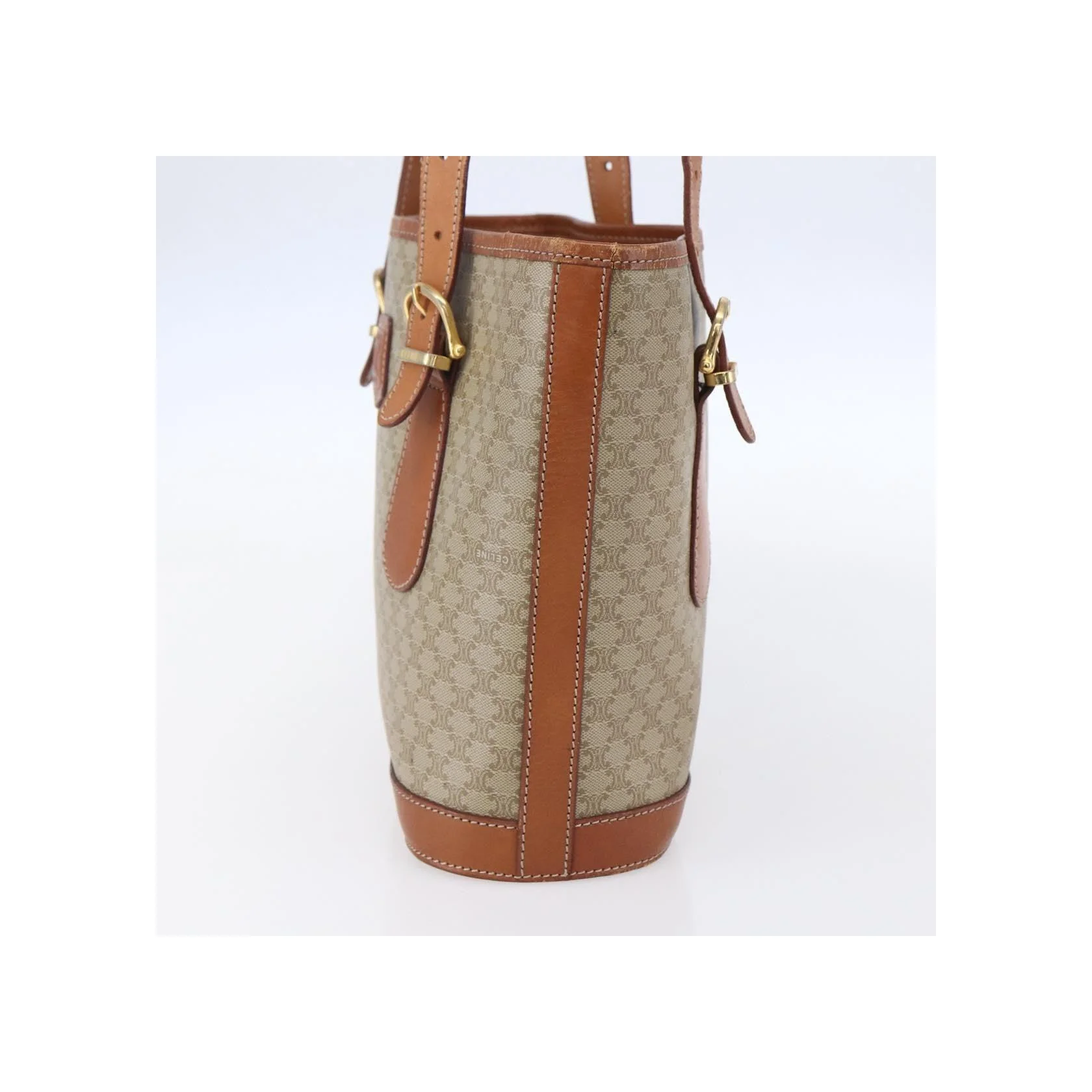 Tote Bag Celine Vintage Macadam - Beige - Image 4