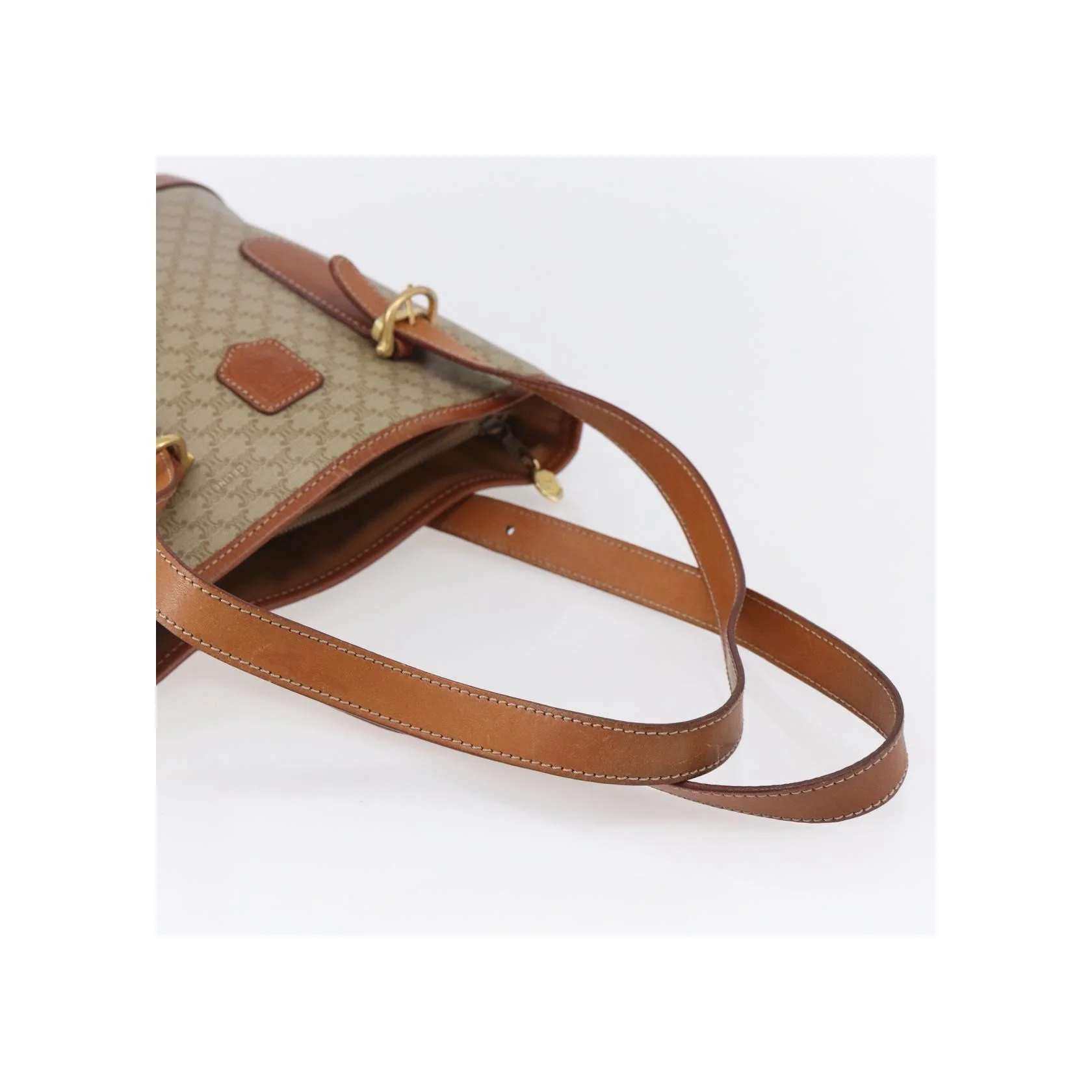 Tote Bag Celine Vintage Macadam - Beige - Image 8
