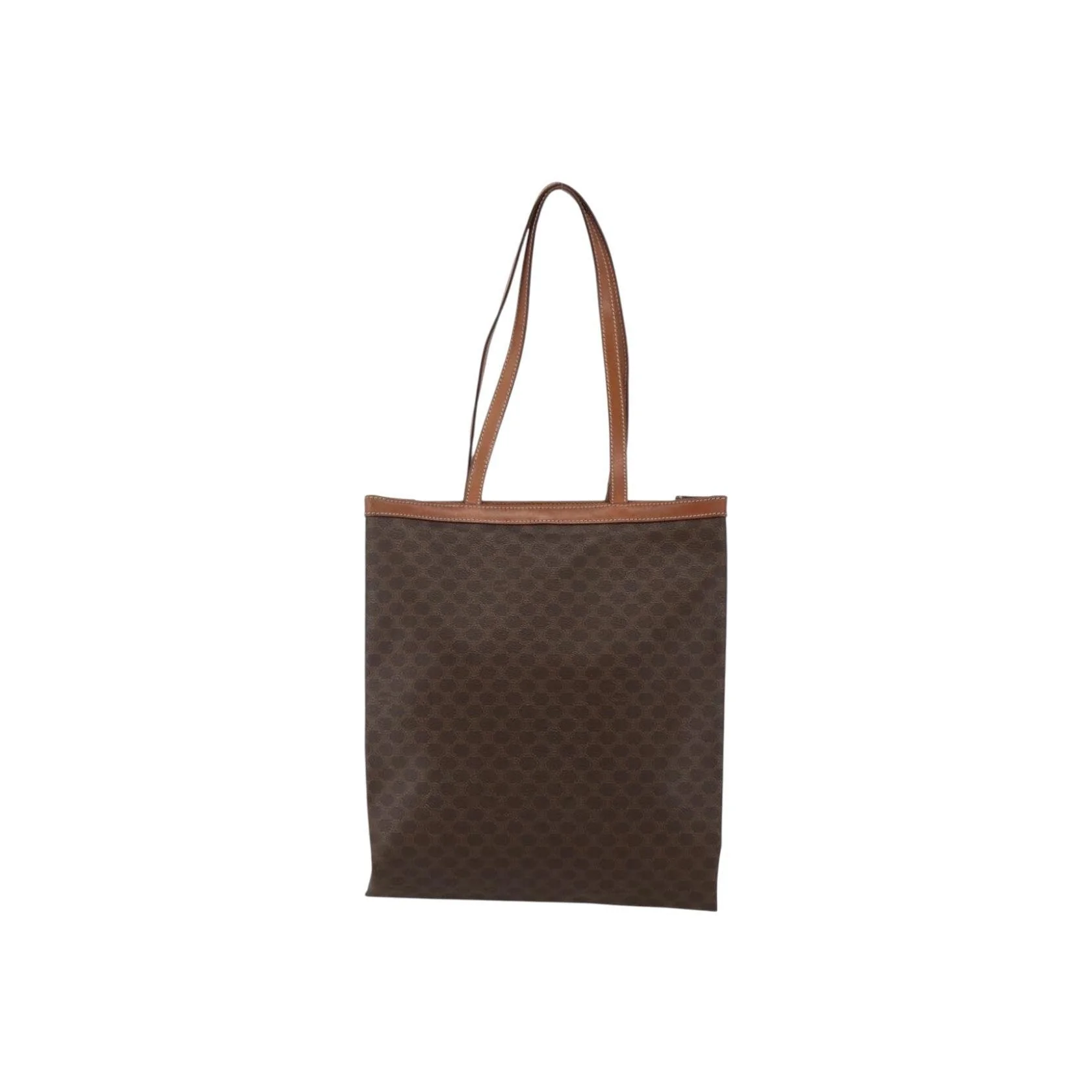 Tote Bag Celine Vintage Macadam - Brown - Image 2