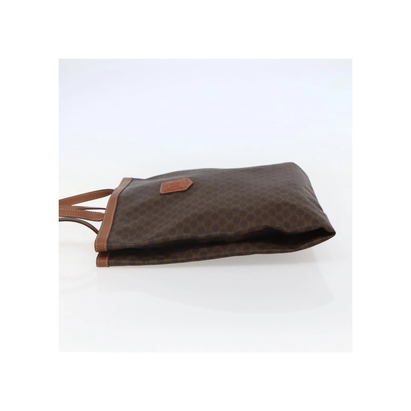 Tote Bag Celine Vintage Macadam - Brown - Image 3
