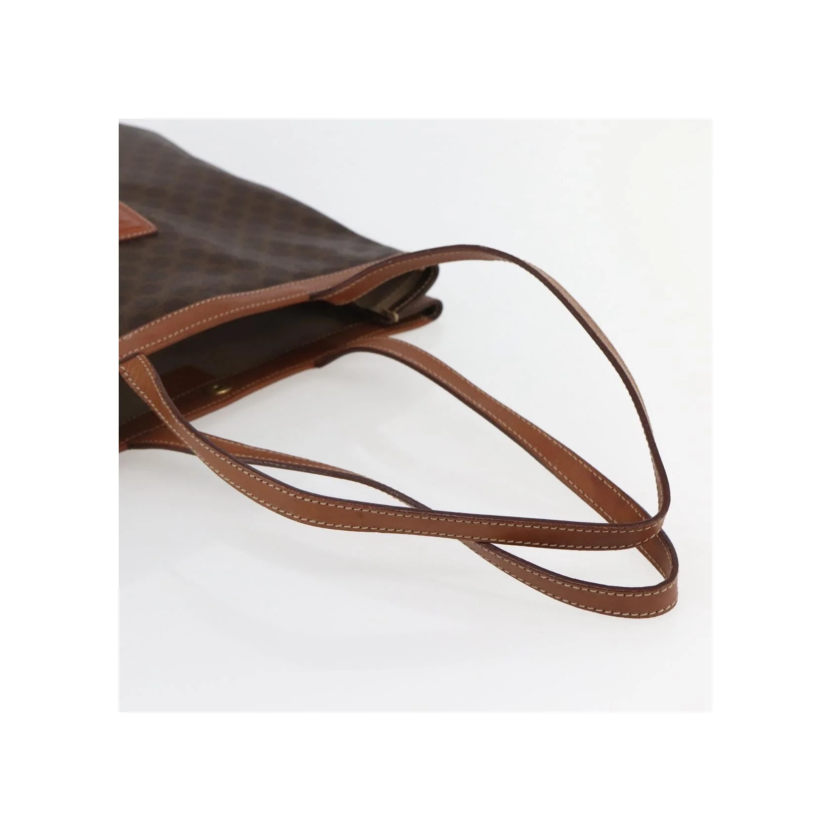 Tote Bag Celine Vintage Macadam - Brown - Image 8