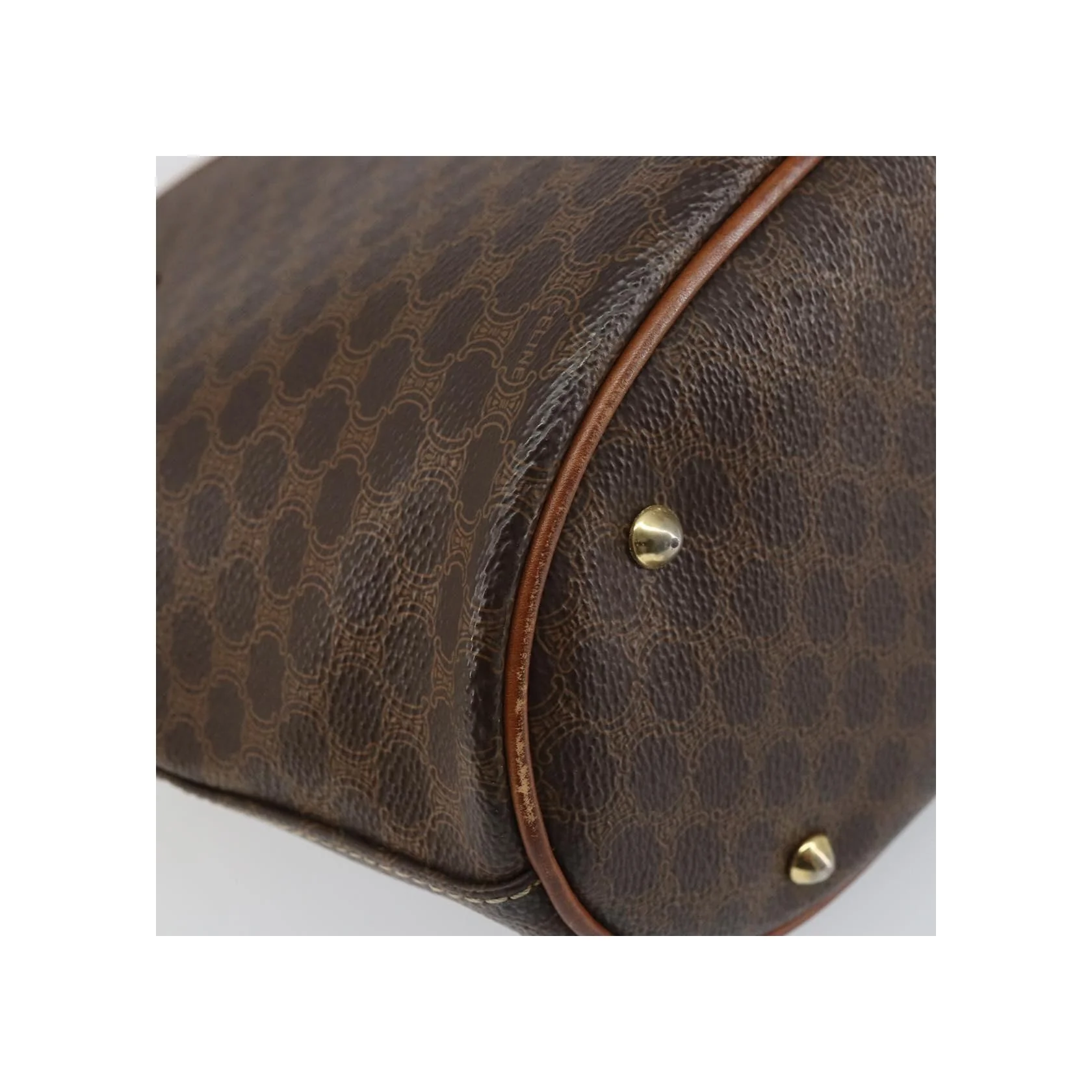 Tote Bag Celine Vintage Macadam - Brown - Image 11