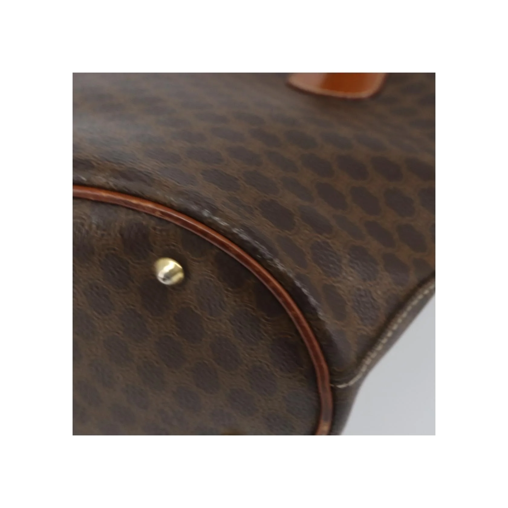 Tote Bag Celine Vintage Macadam - Brown - Image 12