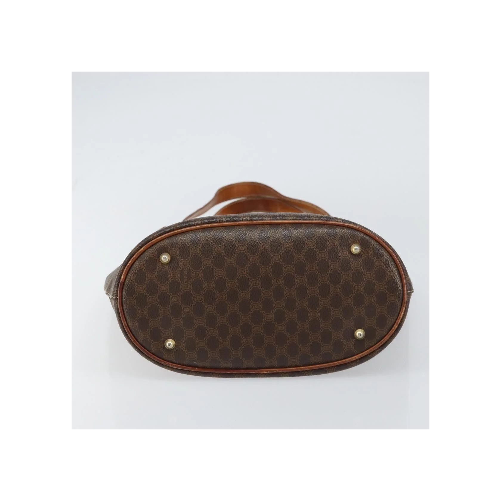 Tote Bag Celine Vintage Macadam - Brown - Image 16