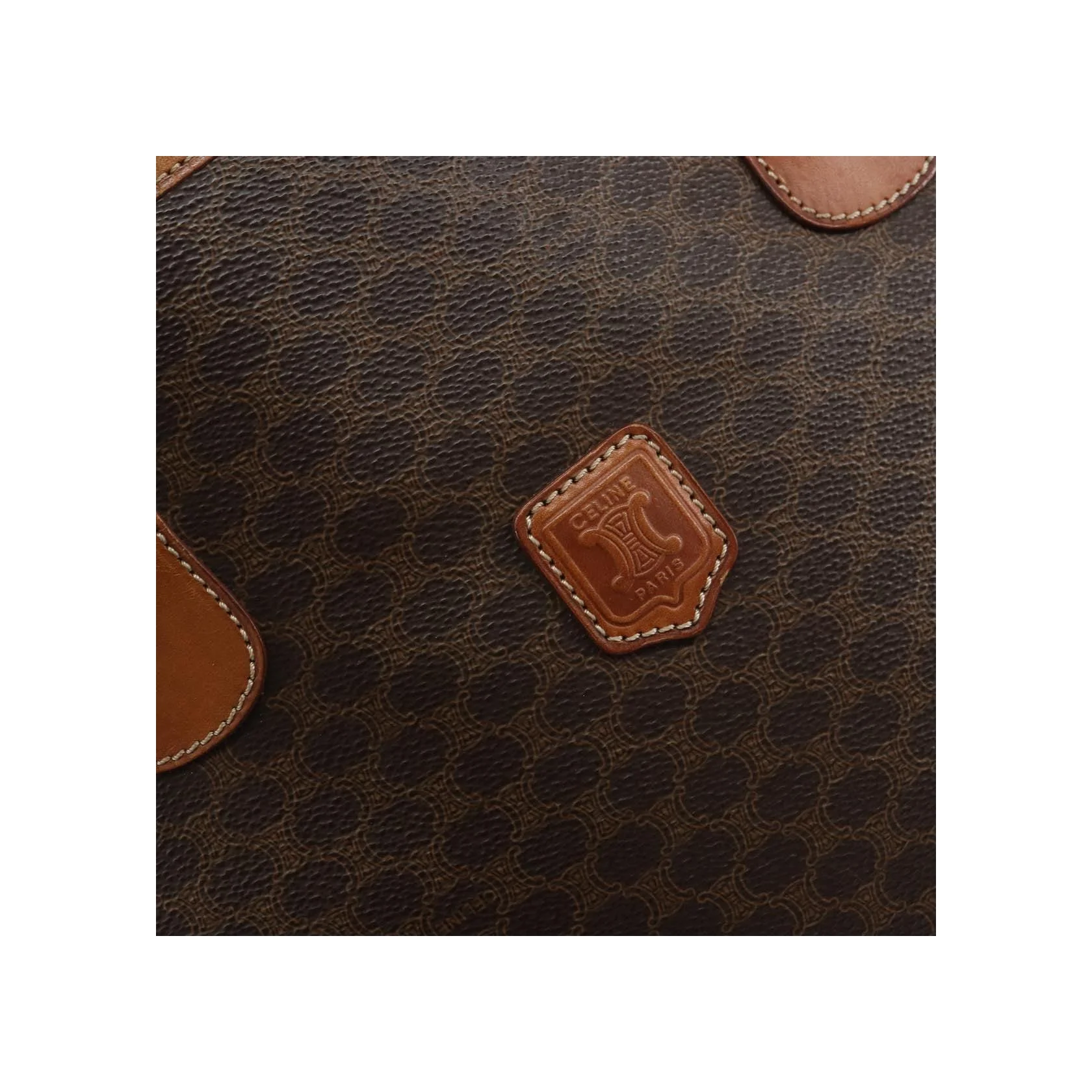 Tote Bag Celine Vintage Macadam - Brown - Image 18