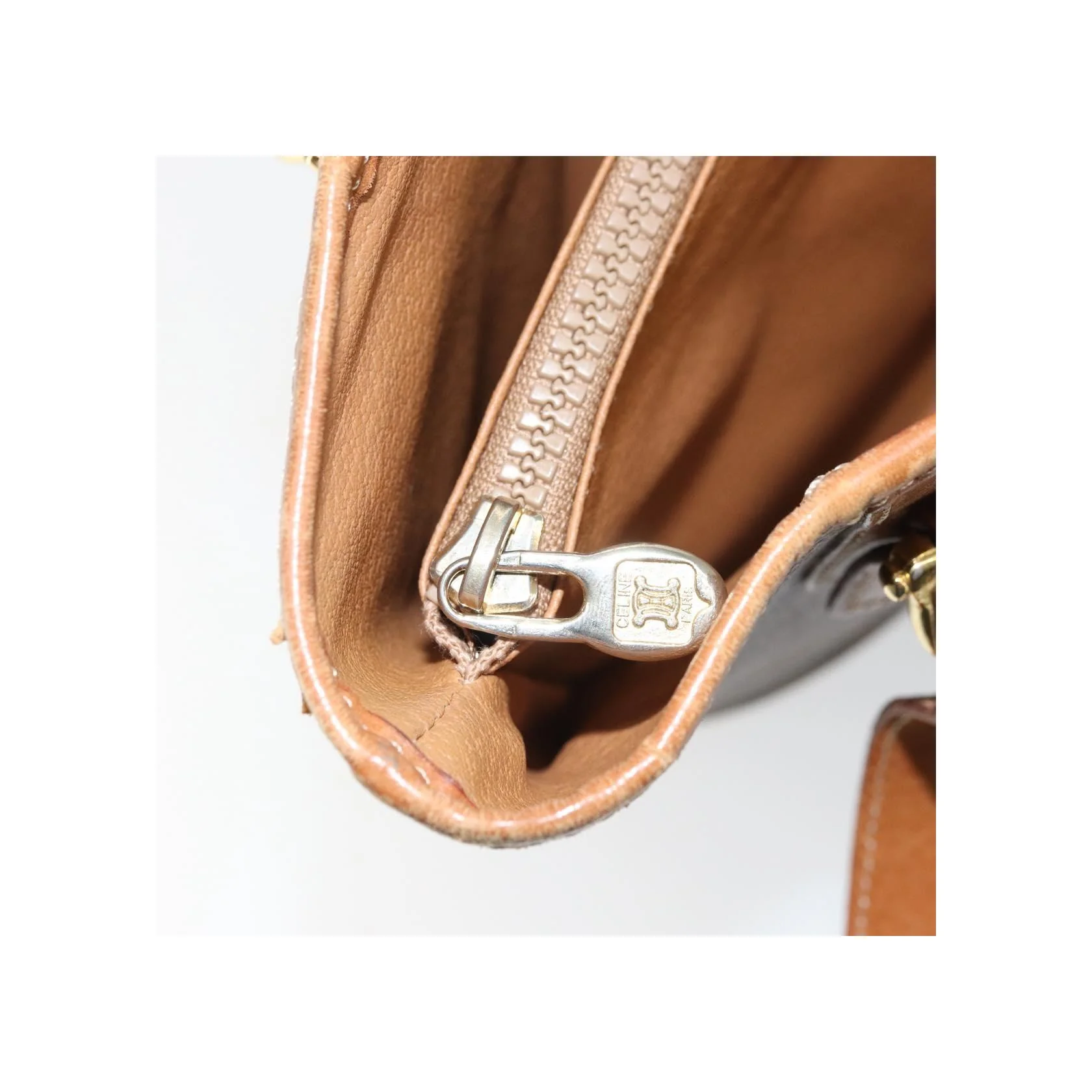 Tote Bag Celine Vintage Macadam - Brown - Image 21