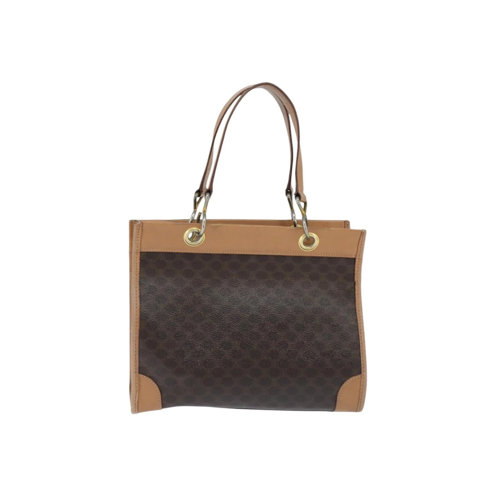 Tote Bag Celine Vintage Macadam - Brown - Image 17