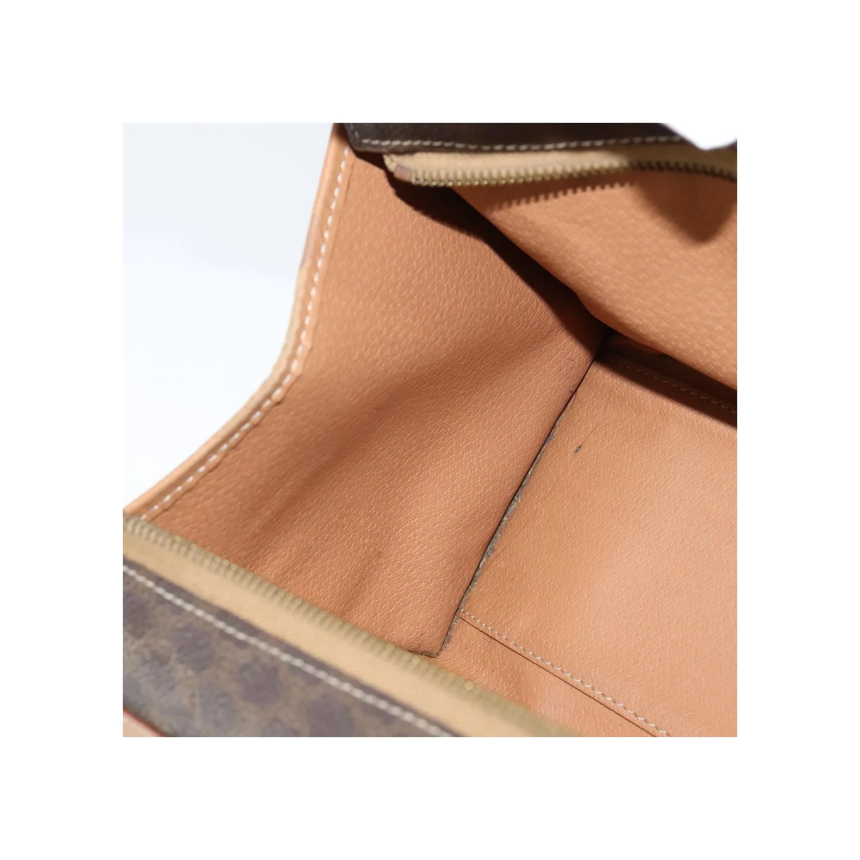 Tote Bag Celine Vintage Macadam - Brown - Image 19