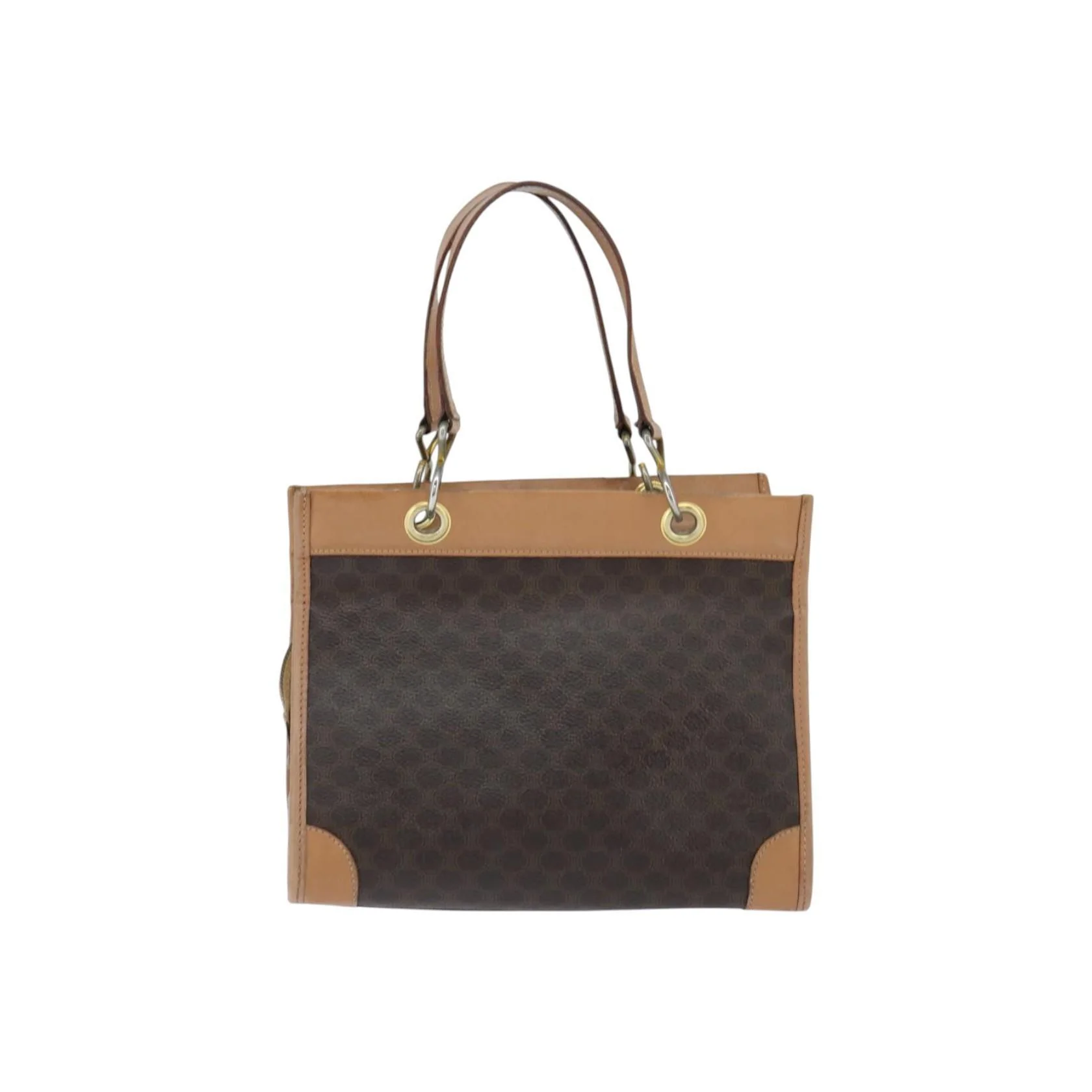 Tote Bag Celine Vintage Macadam - Brown - Image 2