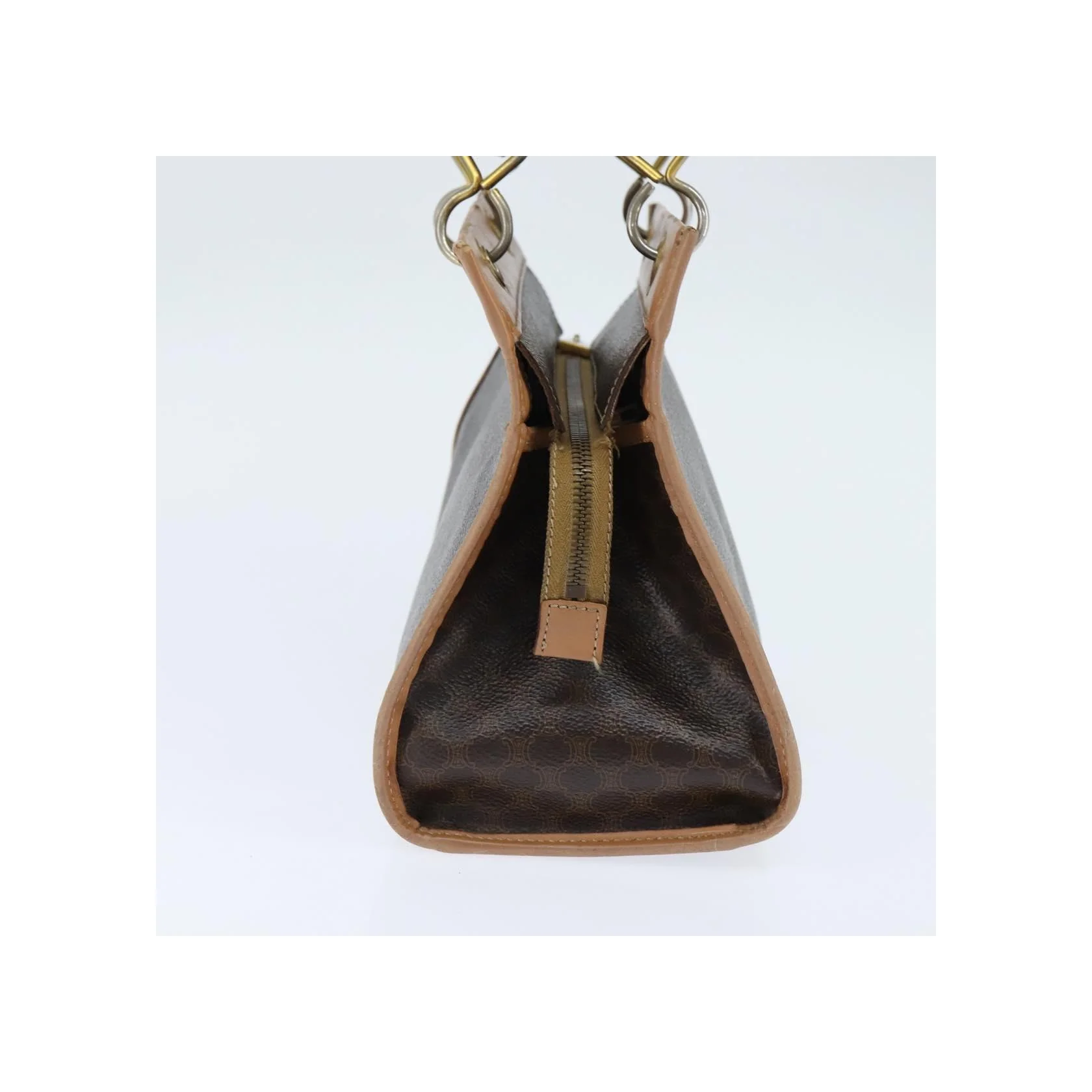 Tote Bag Celine Vintage Macadam - Brown - Image 3