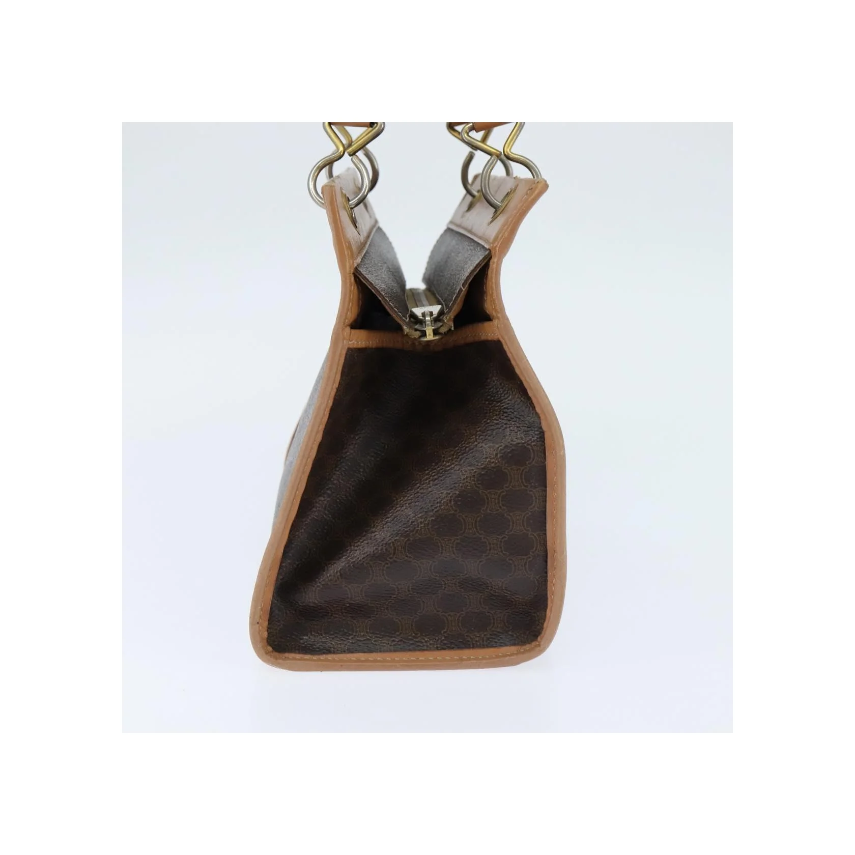Tote Bag Celine Vintage Macadam - Brown - Image 4