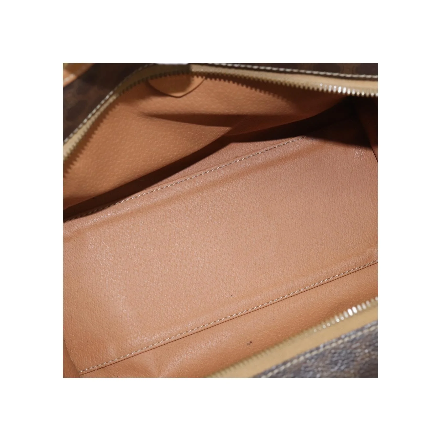 Tote Bag Celine Vintage Macadam - Brown - Image 5