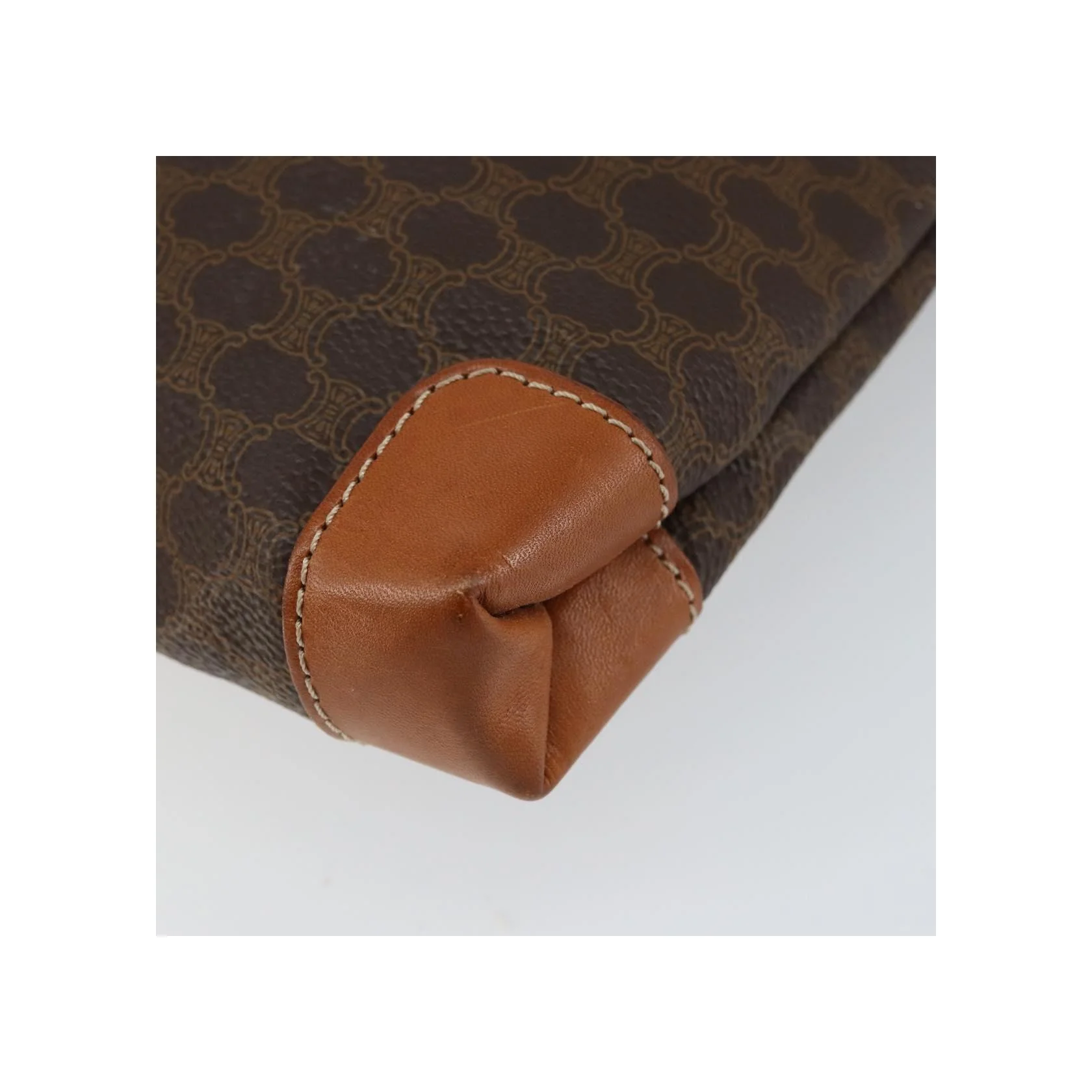 Tote Bag Celine Vintage Macadam - Brown - Image 10
