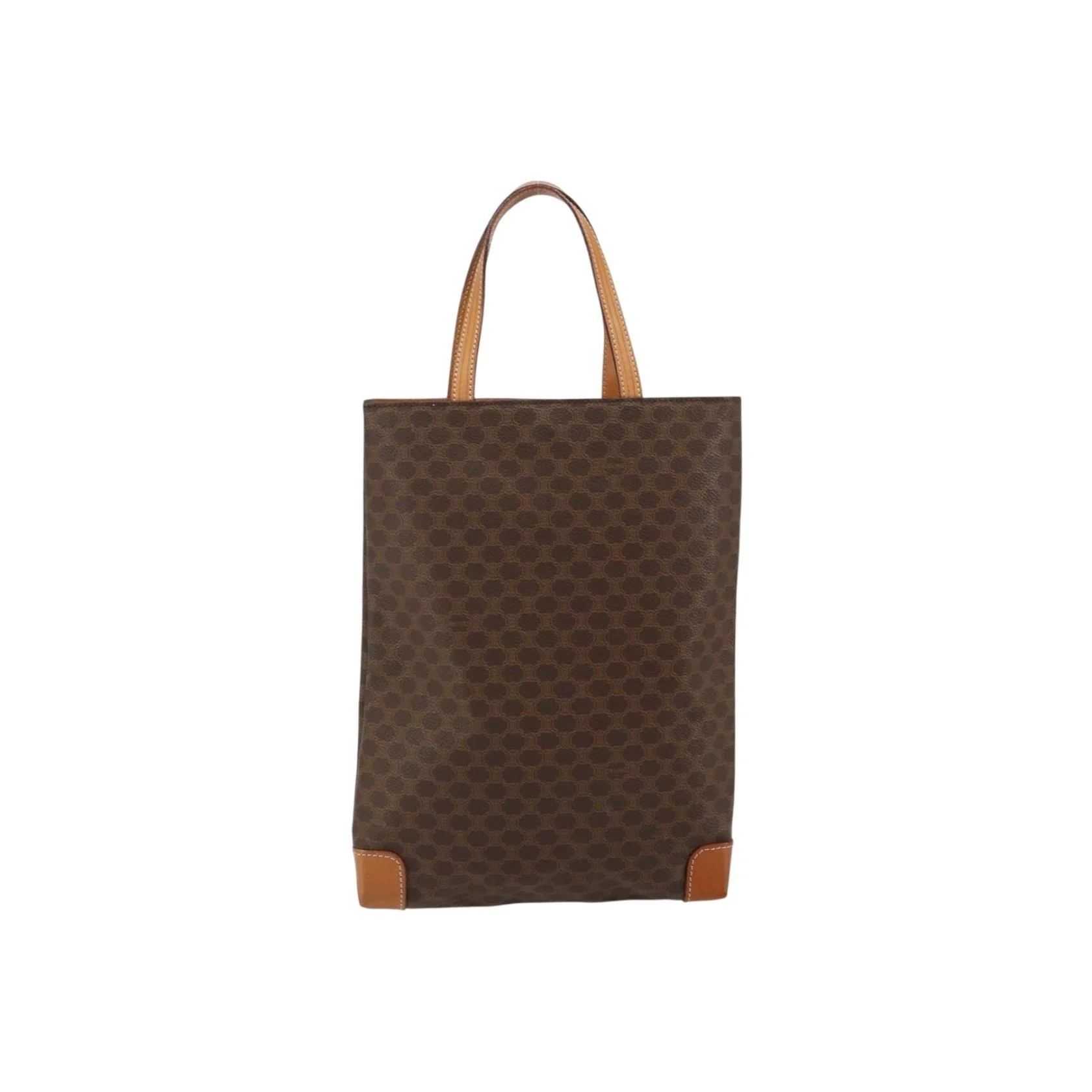 Tote Bag Celine Vintage Macadam - Brown - Image 2