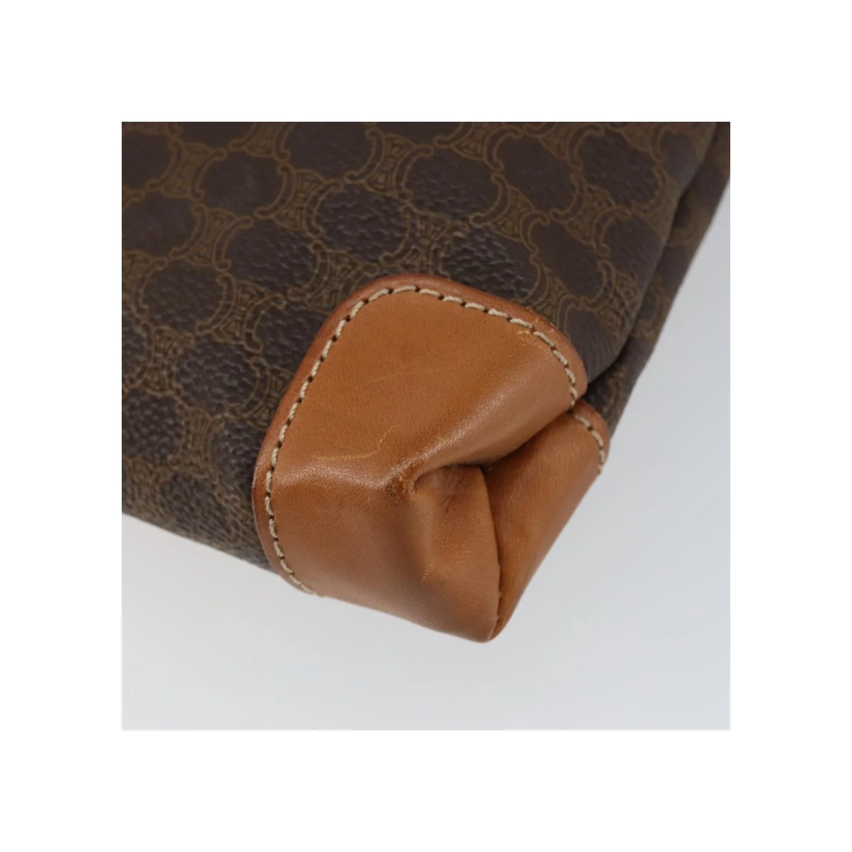 Tote Bag Celine Vintage Macadam - Brown - Image 8