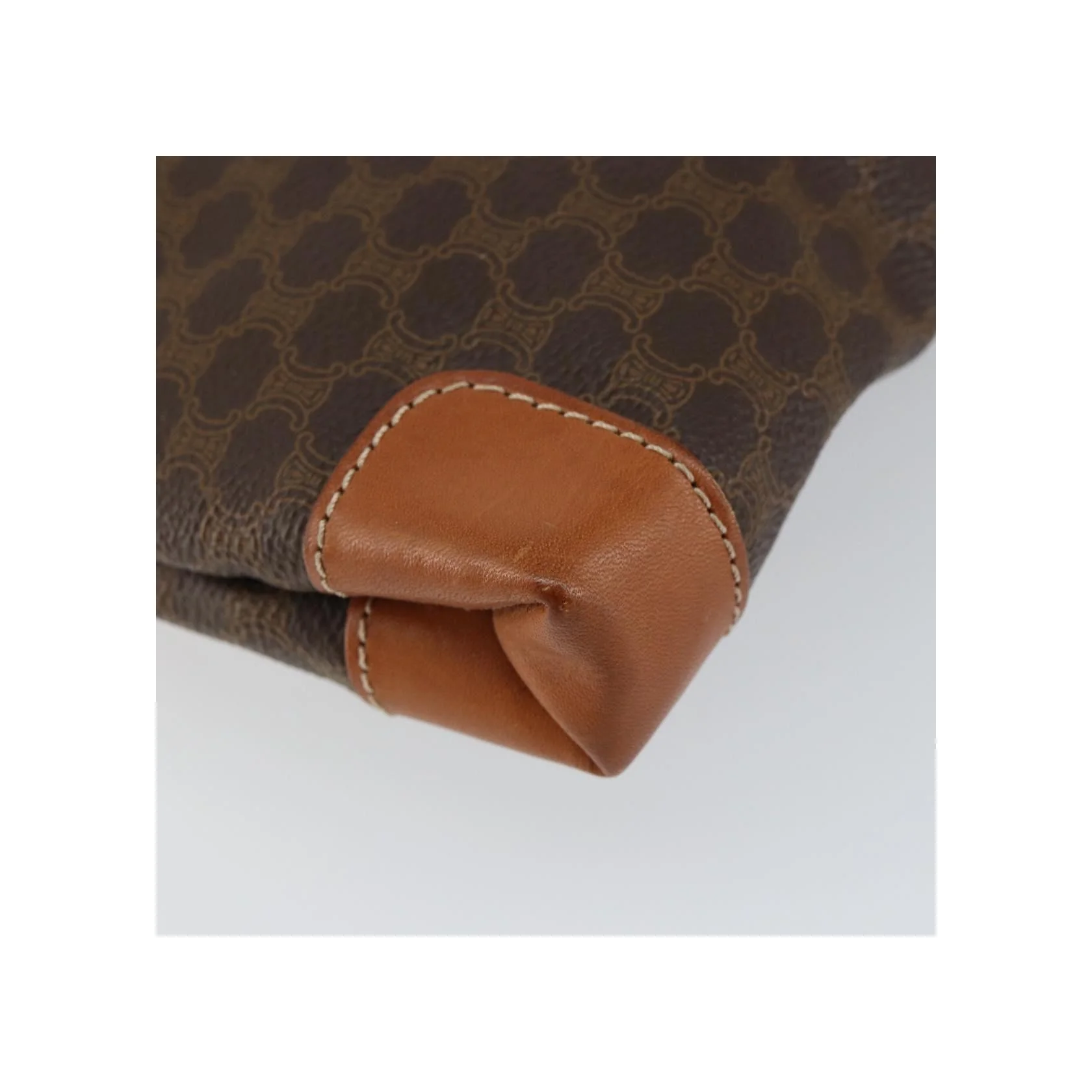 Tote Bag Celine Vintage Macadam - Brown - Image 9