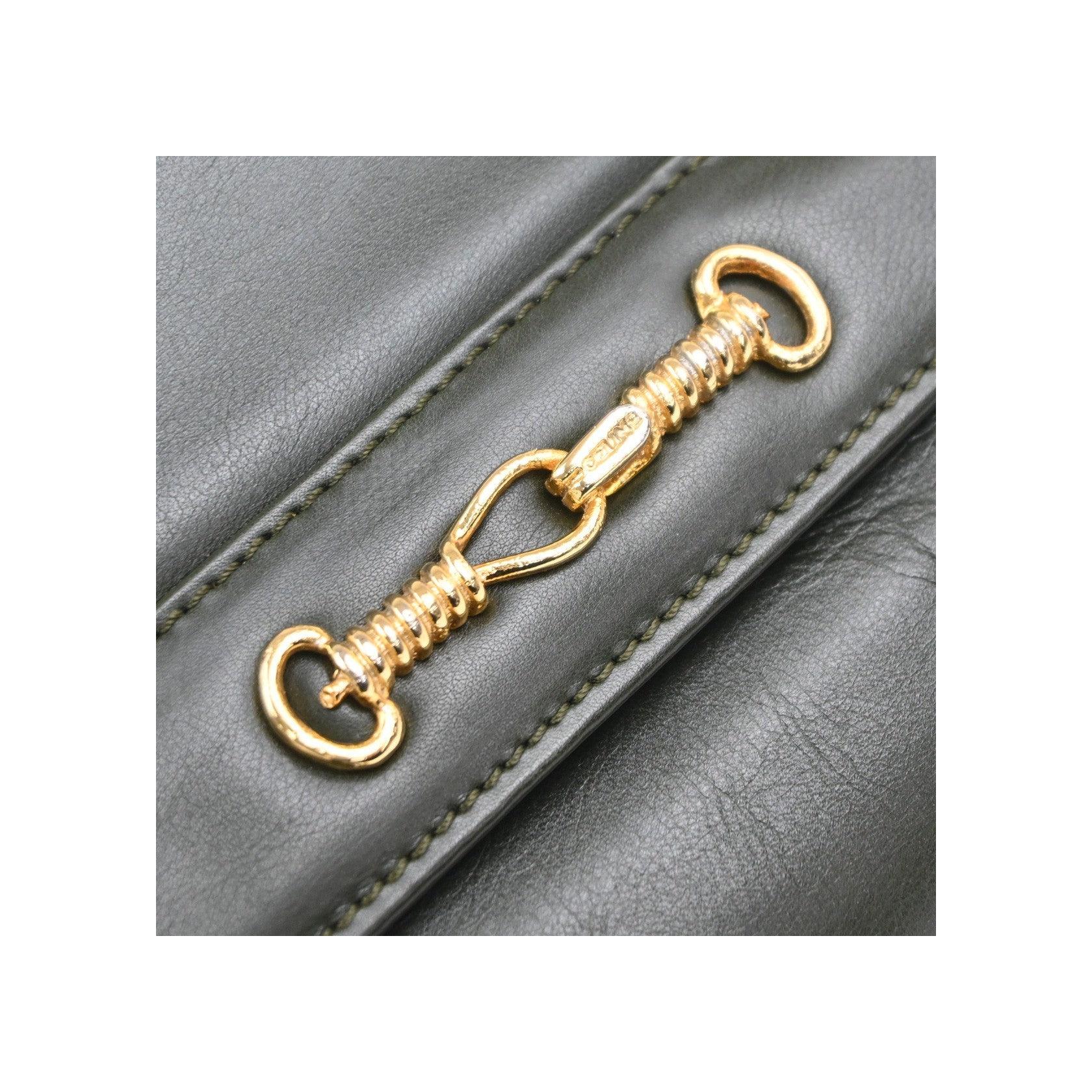 Sac À Bandoulière Celine Vintage - Green - Image 11