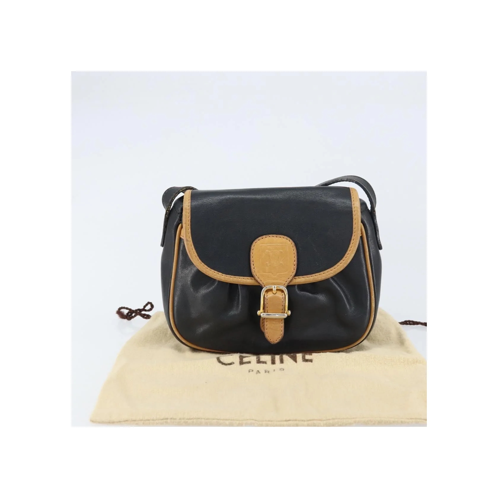 Sac À Bandoulière Celine Vintage - Black - Image 13