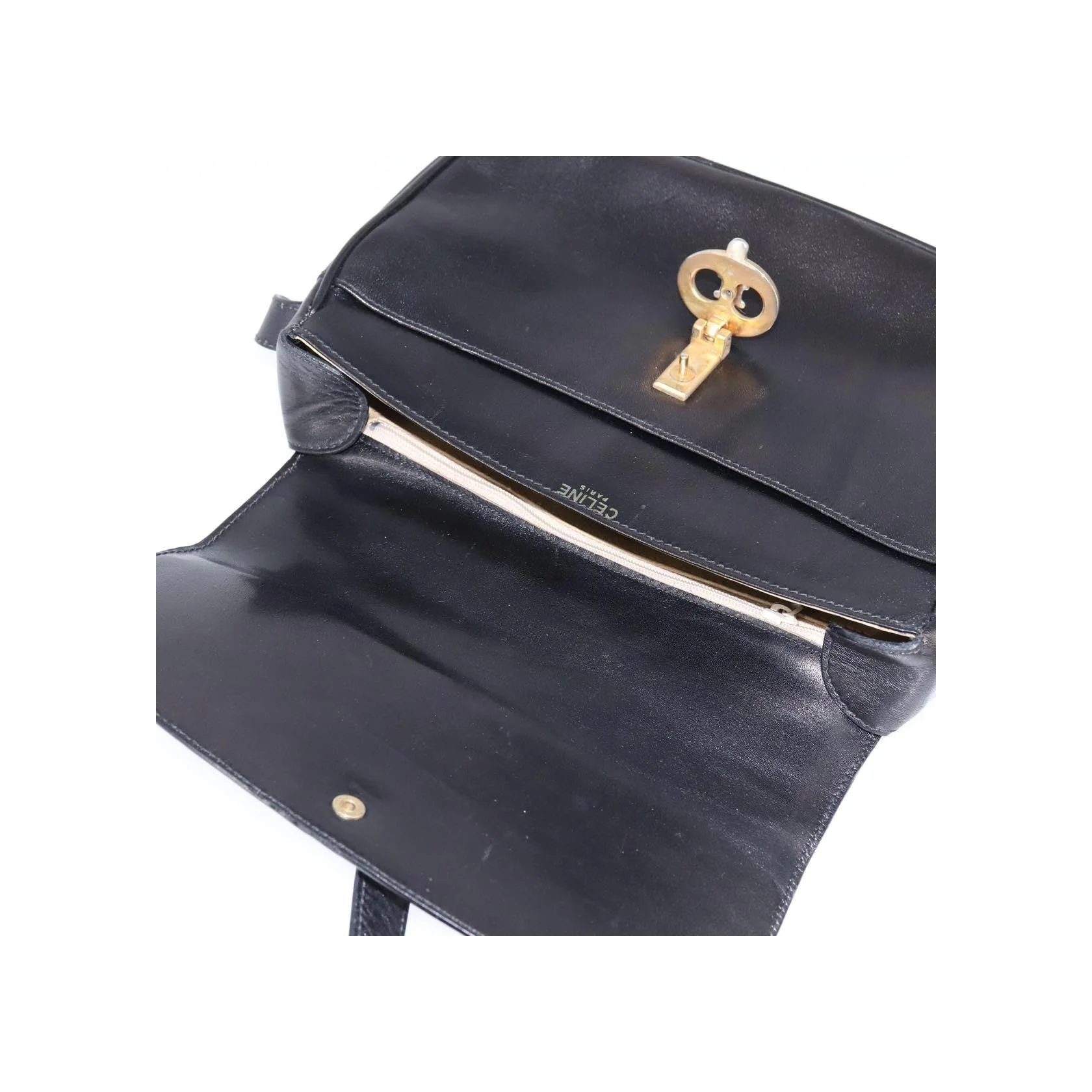 Sac À Bandoulière Celine Vintage Triomphe - Brown - Image 17