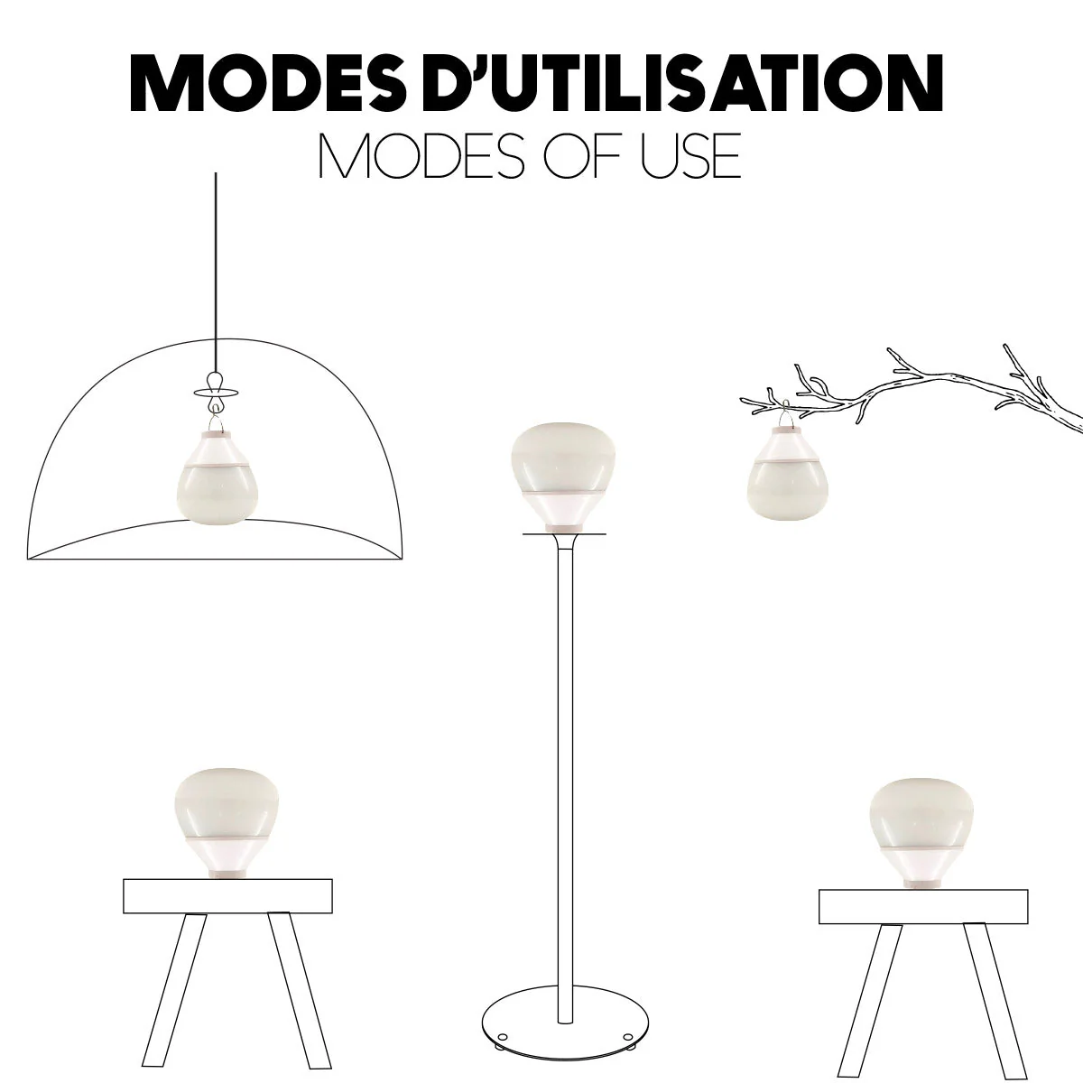 Suspension Sans Fil - Cesare Nomad - Image 4