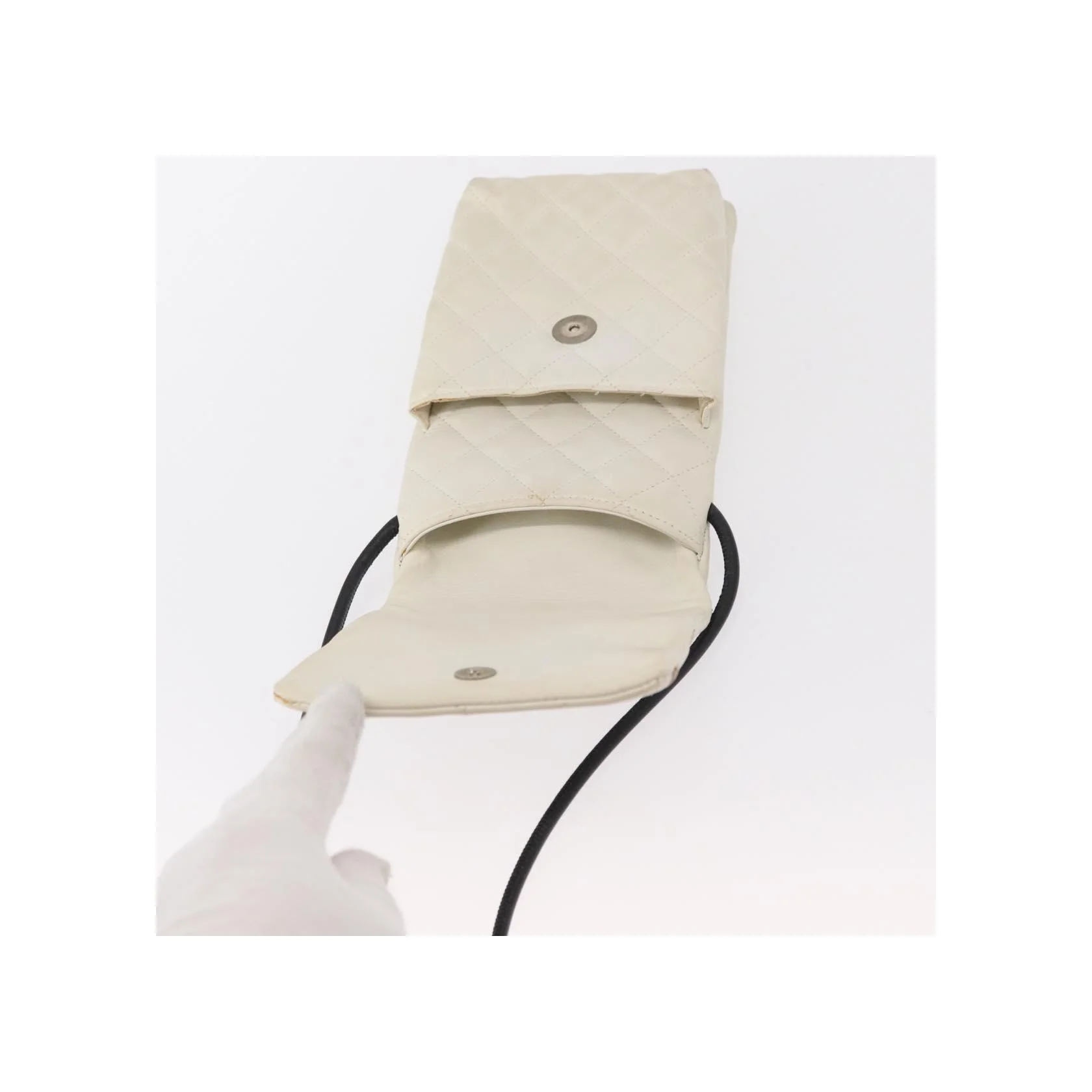 Sac Porté Croisé À Rabat Chanel Cambon - White - Image 18