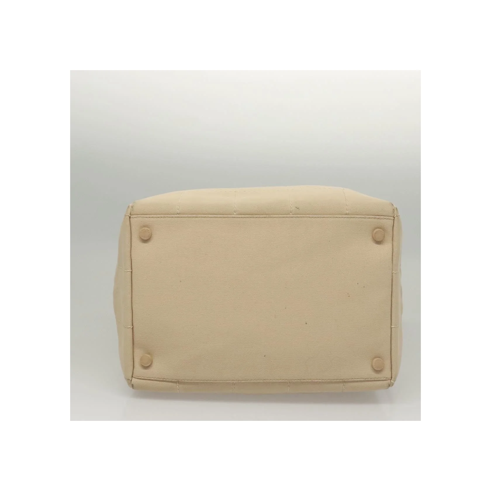Sac Bowler Chanel Chocolate Bar Cc - Beige - Image 15