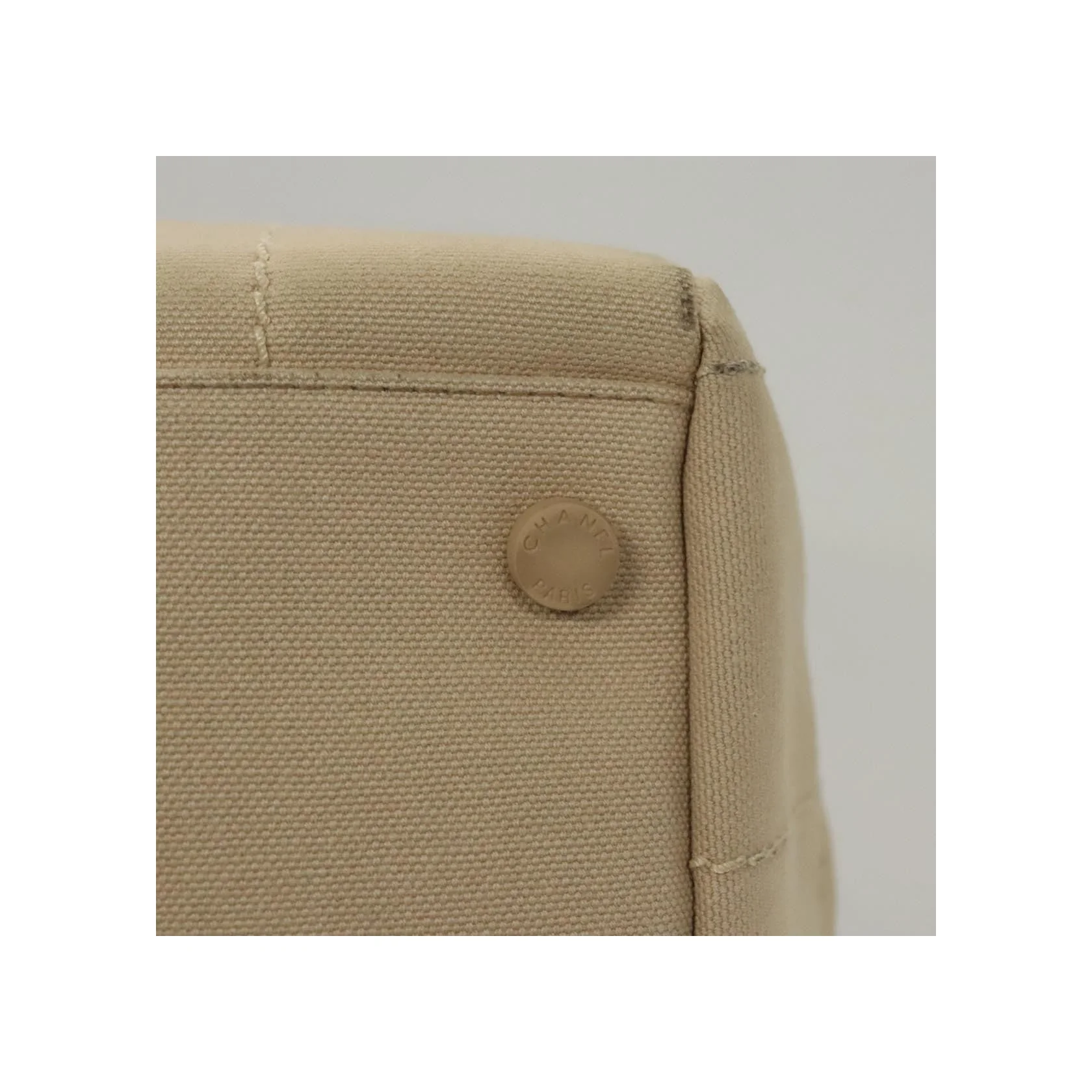 Sac Bowler Chanel Chocolate Bar Cc - Beige - Image 19