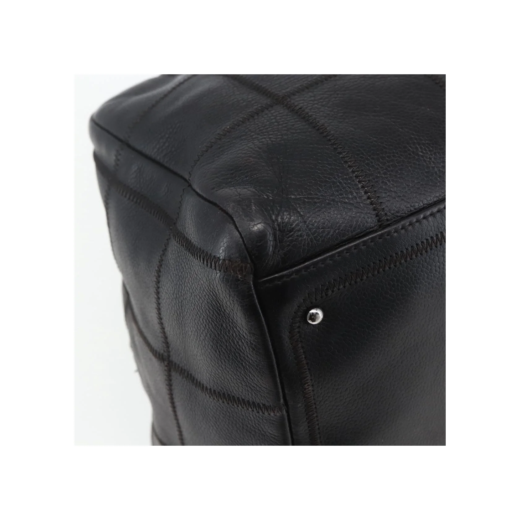 Sac Bowler Chanel Chocolate Bar Cc - Black - Image 11