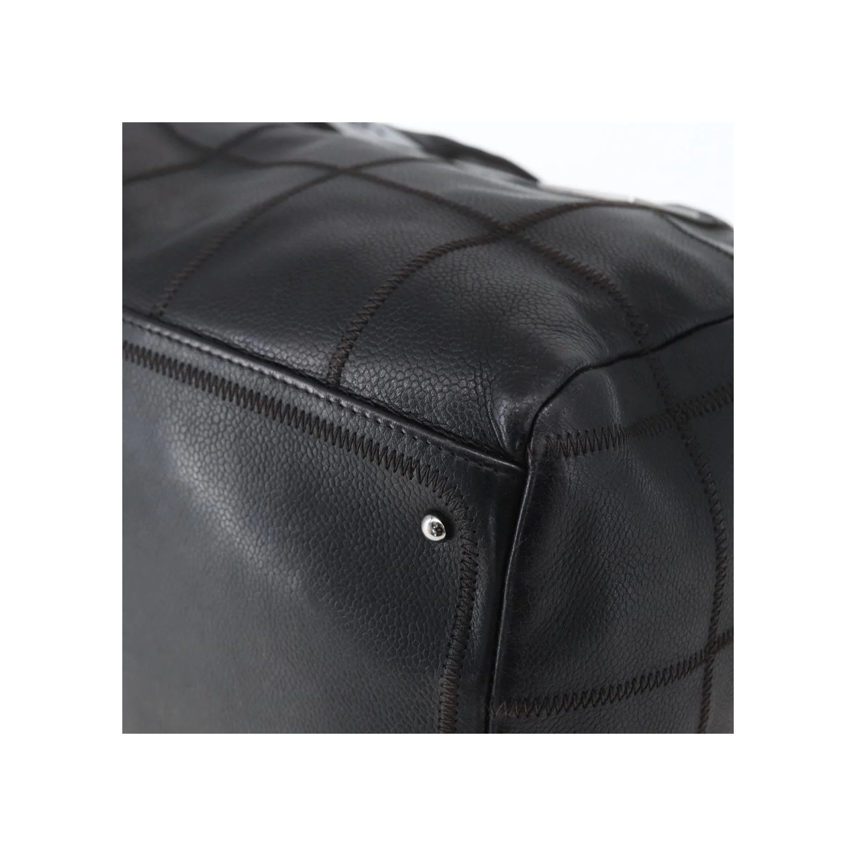 Sac Bowler Chanel Chocolate Bar Cc - Black - Image 12