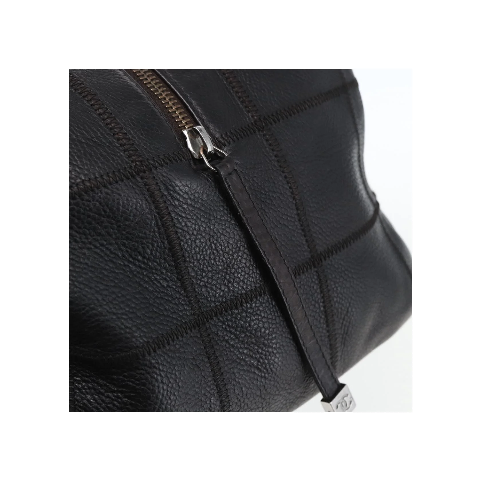 Sac Bowler Chanel Chocolate Bar Cc - Black - Image 13