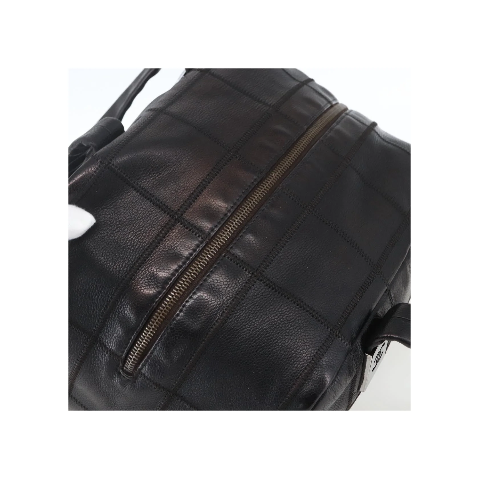 Sac Bowler Chanel Chocolate Bar Cc - Black - Image 15