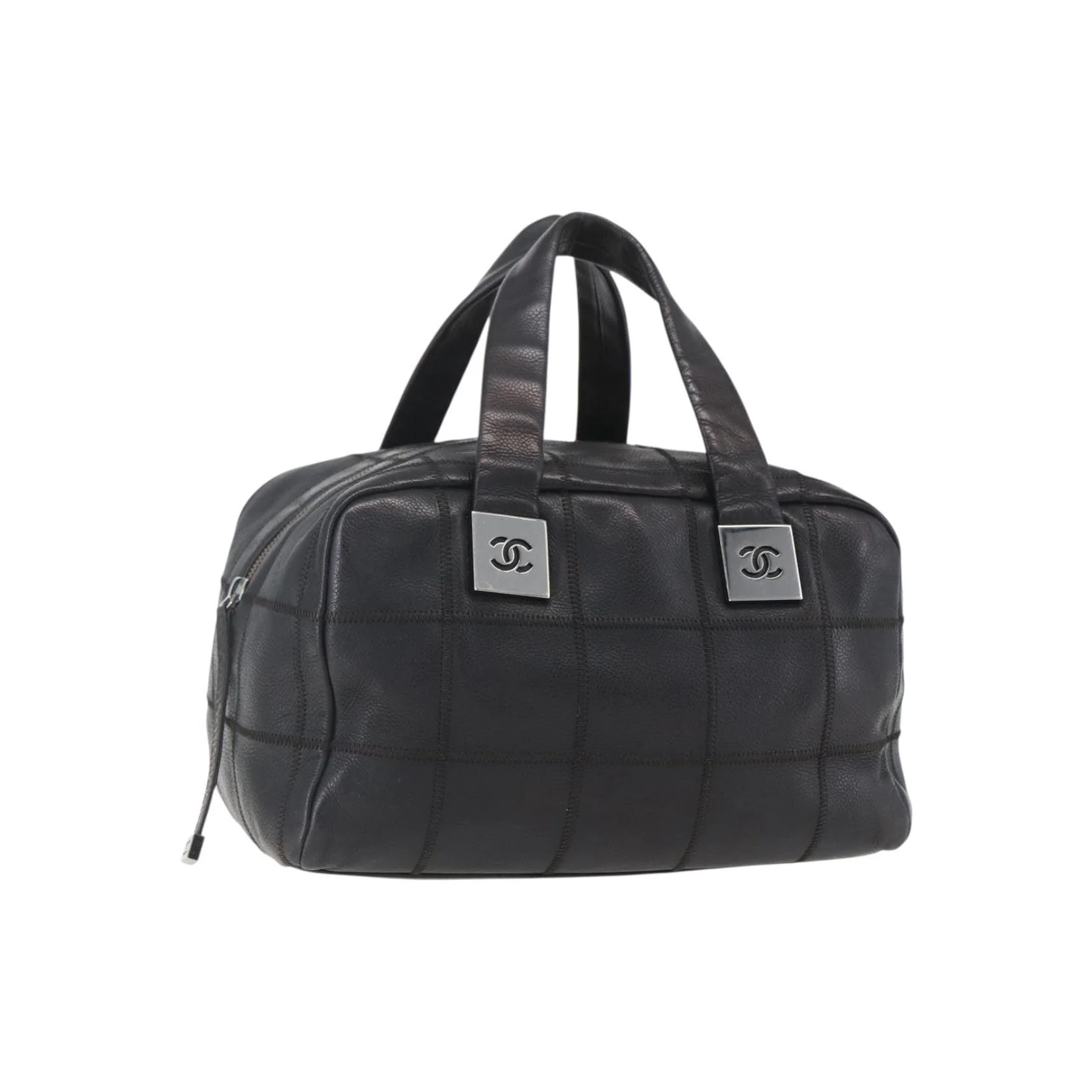 Sac Bowler Chanel Chocolate Bar Cc - Black - Image 21