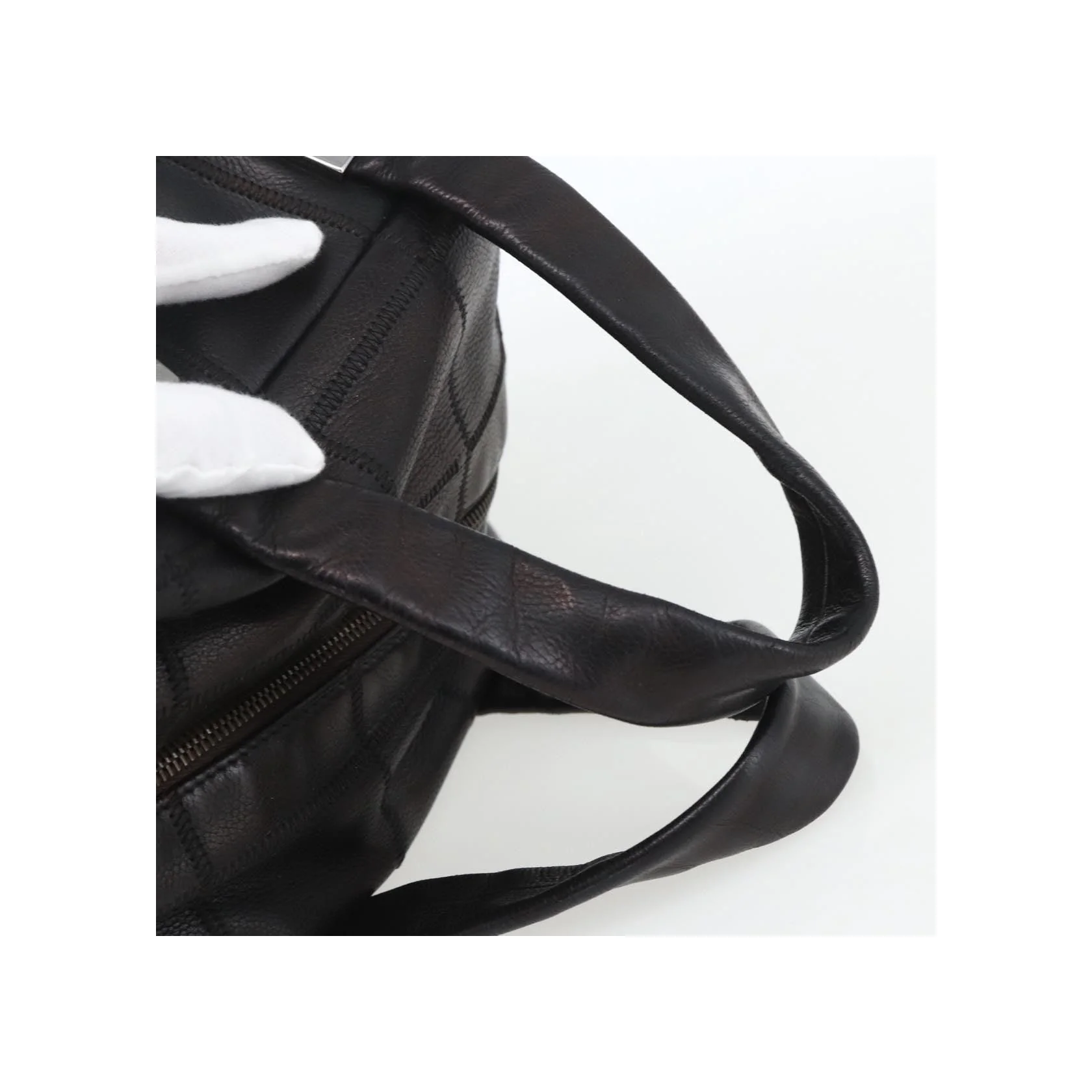 Sac Bowler Chanel Chocolate Bar Cc - Black - Image 8