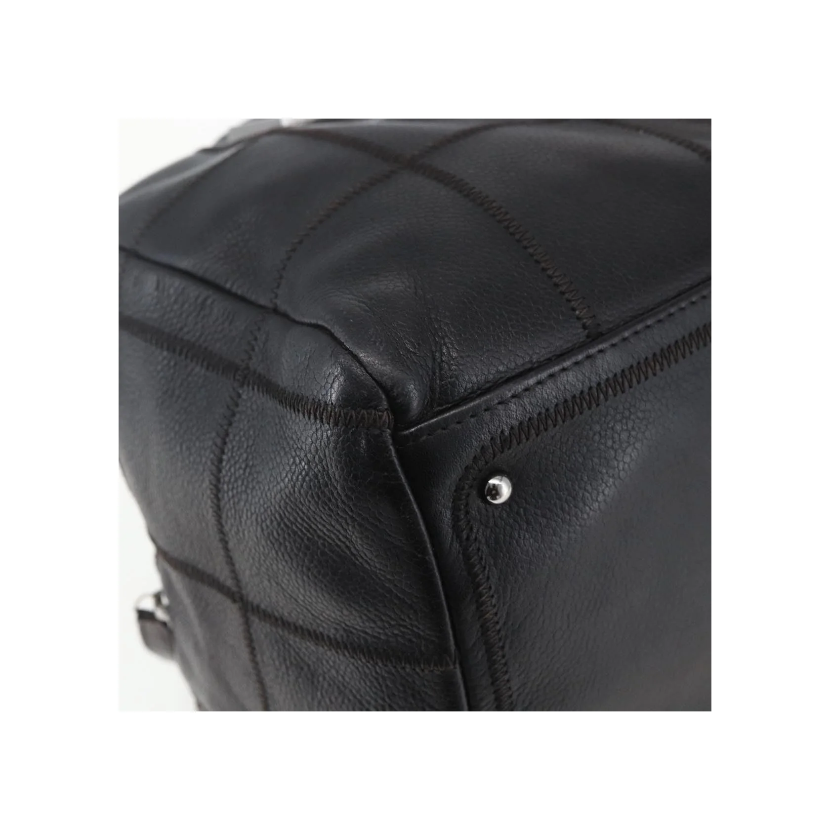 Sac Bowler Chanel Chocolate Bar Cc - Black - Image 9