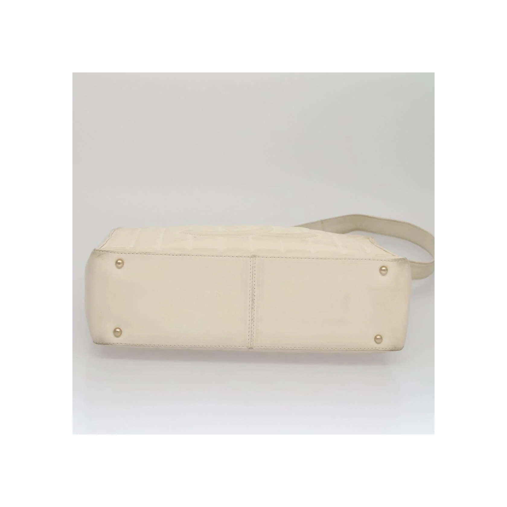 Sac À Bandoulière Chanel Chocolate Bar Cc - White - Image 15