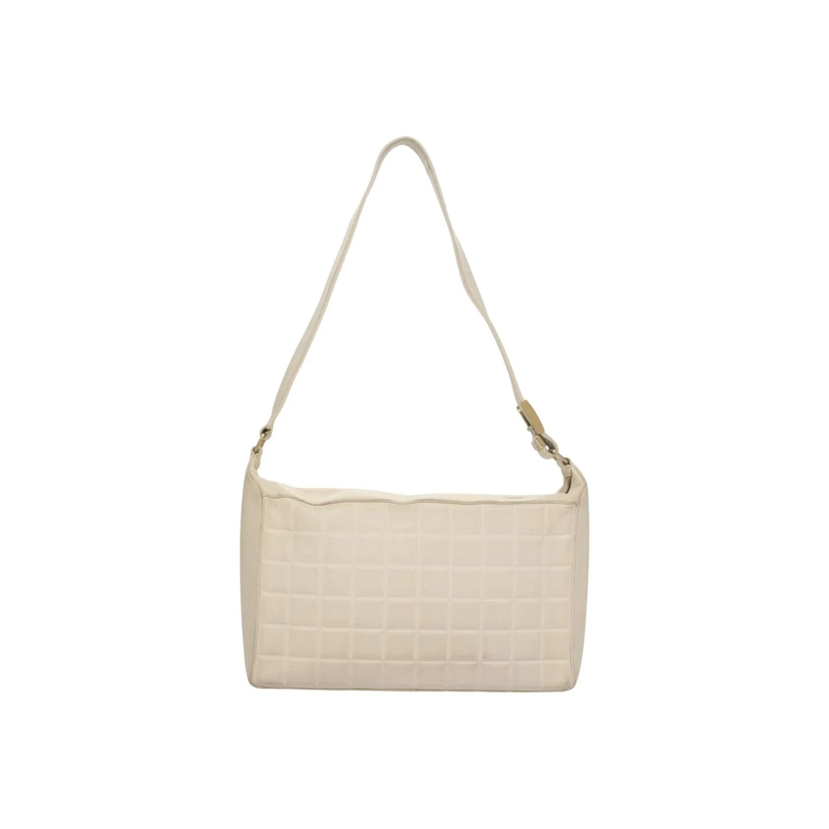 Sac À Bandoulière Chanel Chocolate Bar Cc - White - Image 2