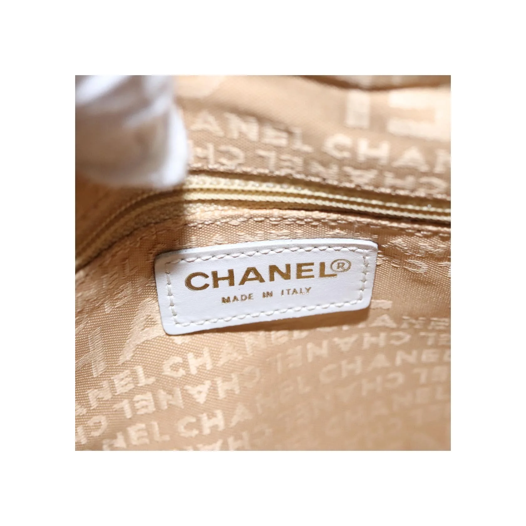 Sac À Bandoulière Chanel Chocolate Bar Cc - White - Image 6