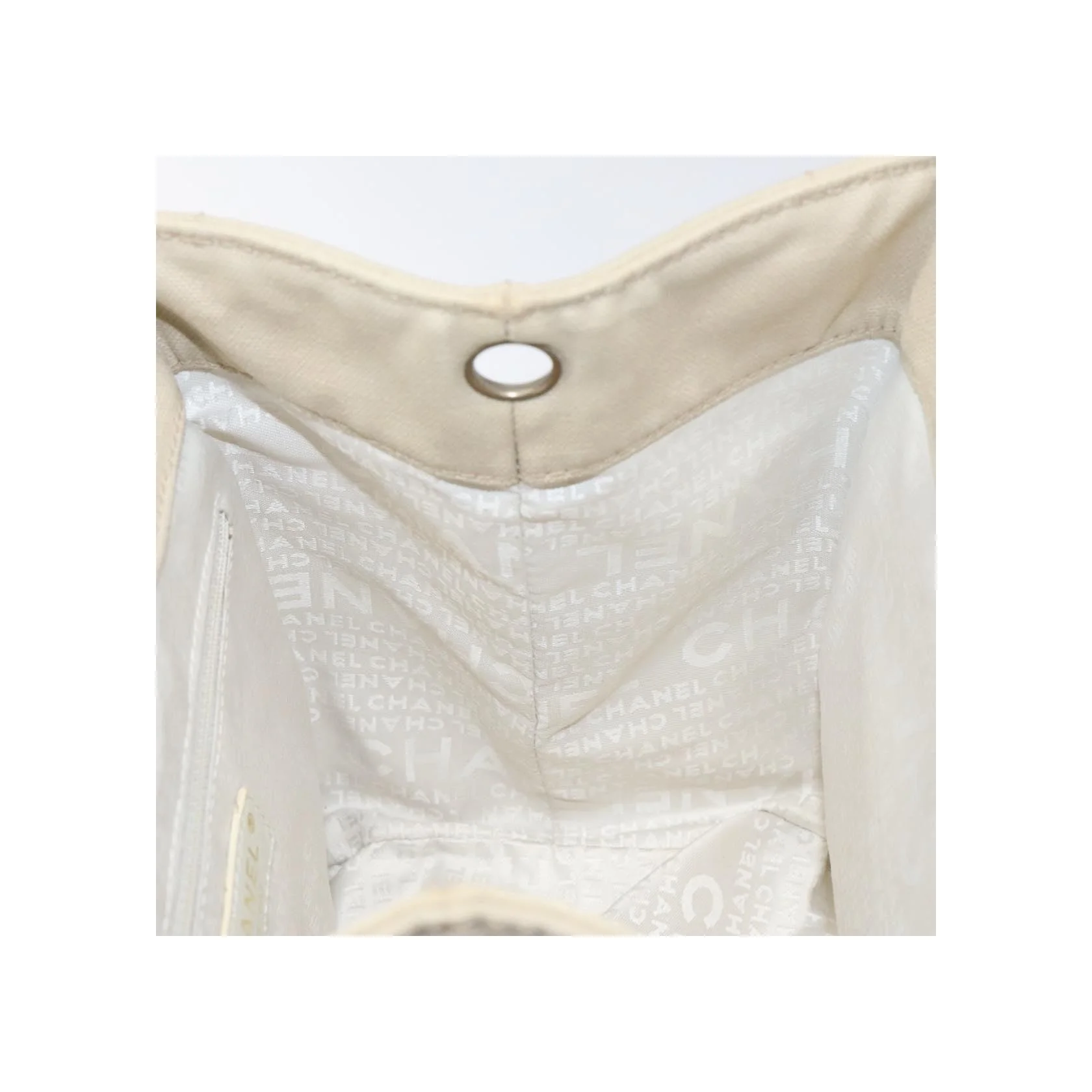 Sac À Main Chanel Chocolate Bar Coco Mark - Beige - Image 20