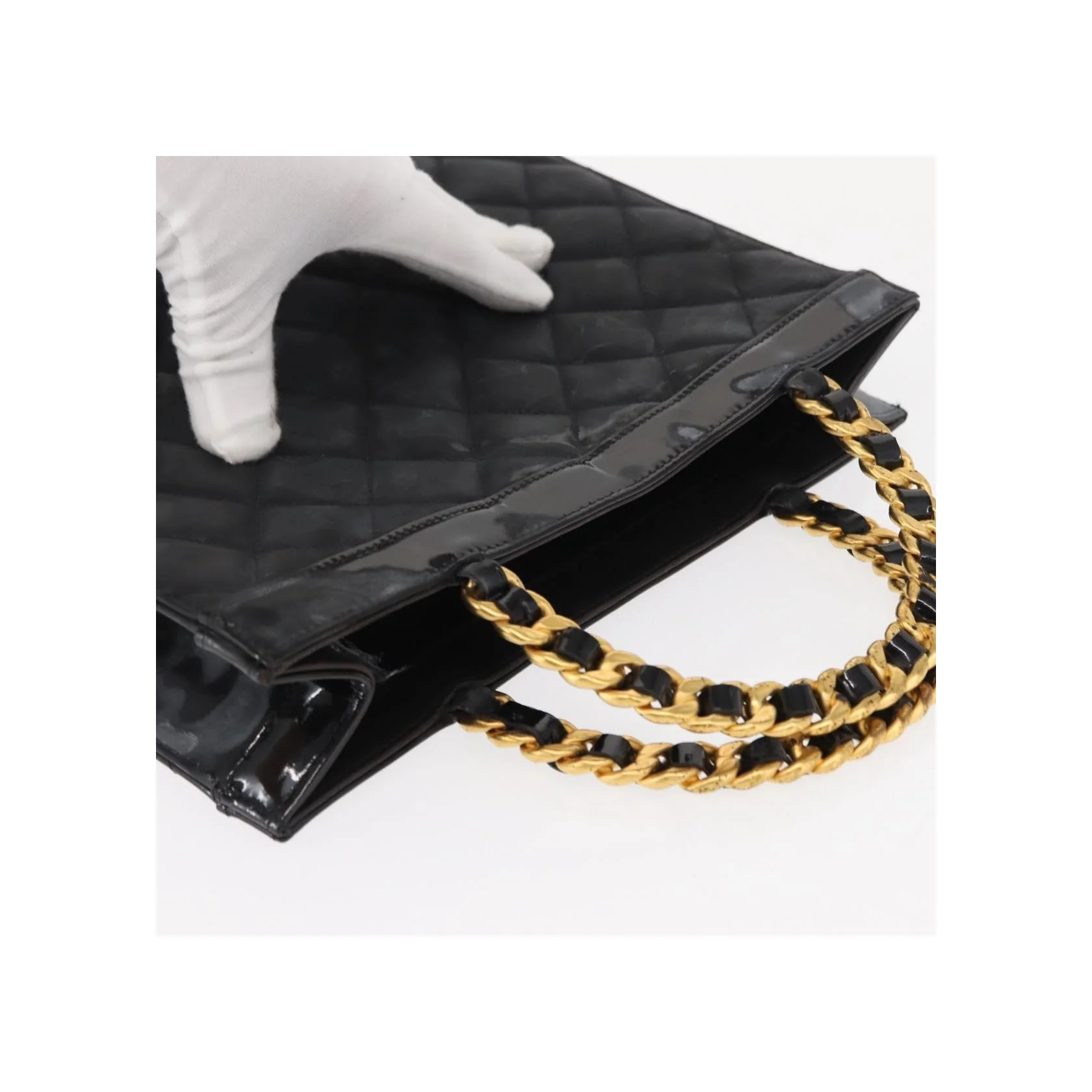Tote Bag Chanel Chocolate Bar - Black - Image 15