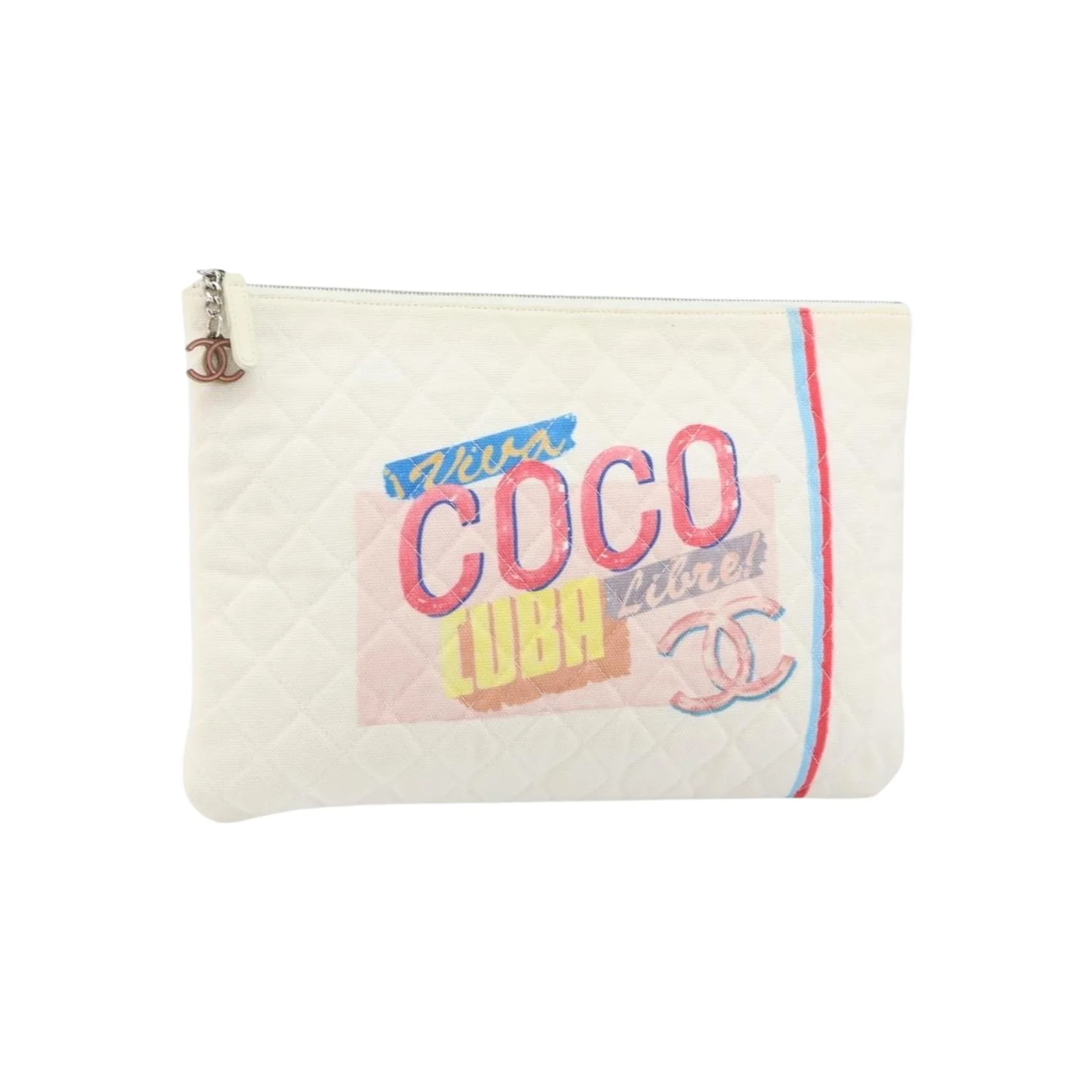 Pochette Chanel Coco Cuba - White - Image 17