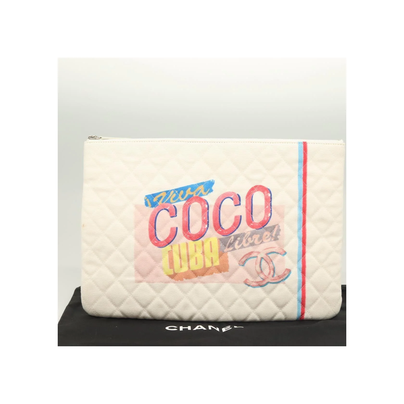 Pochette Chanel Coco Cuba - White - Image 10