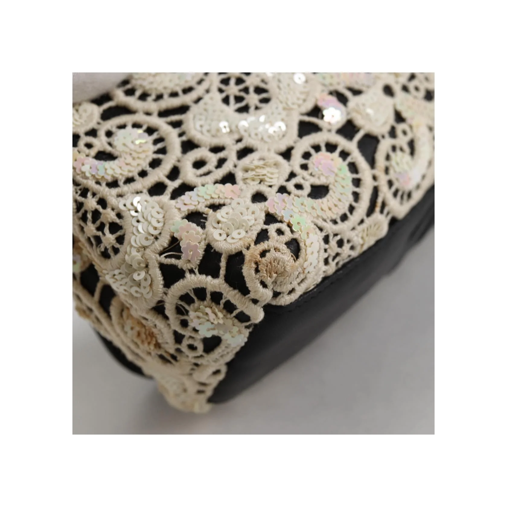Sac À Rabat Floral Chanel Cc - White - Image 10
