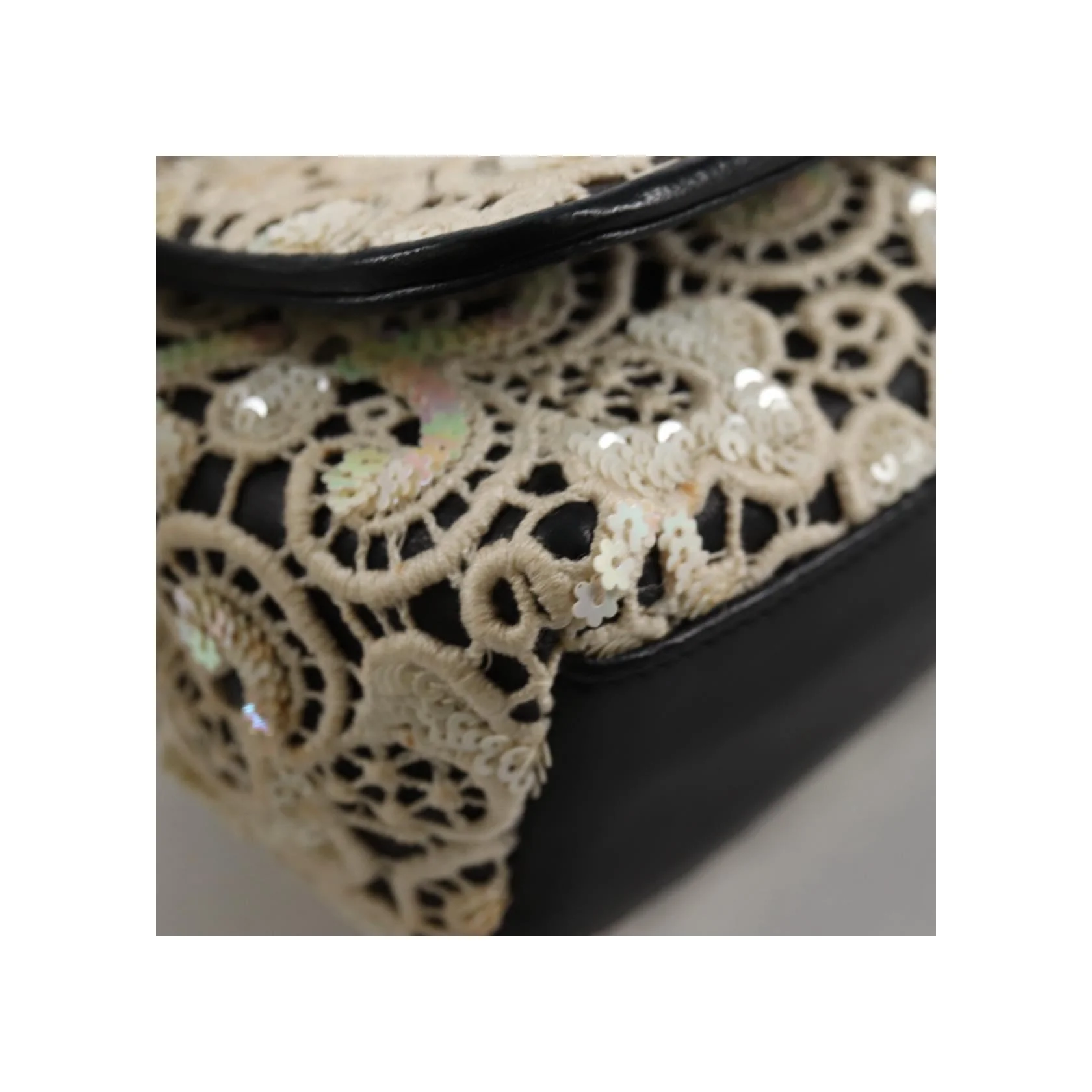 Sac À Rabat Floral Chanel Cc - White - Image 16