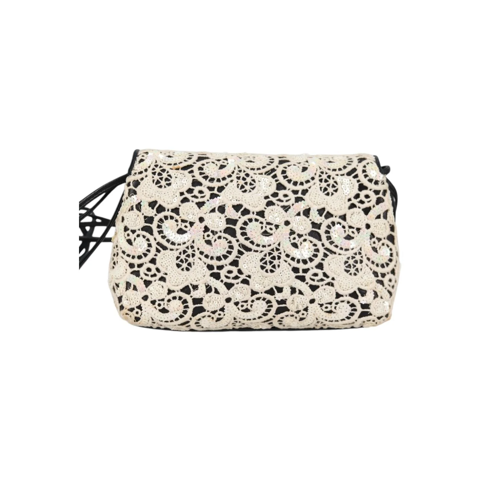 Sac À Rabat Floral Chanel Cc - White - Image 2