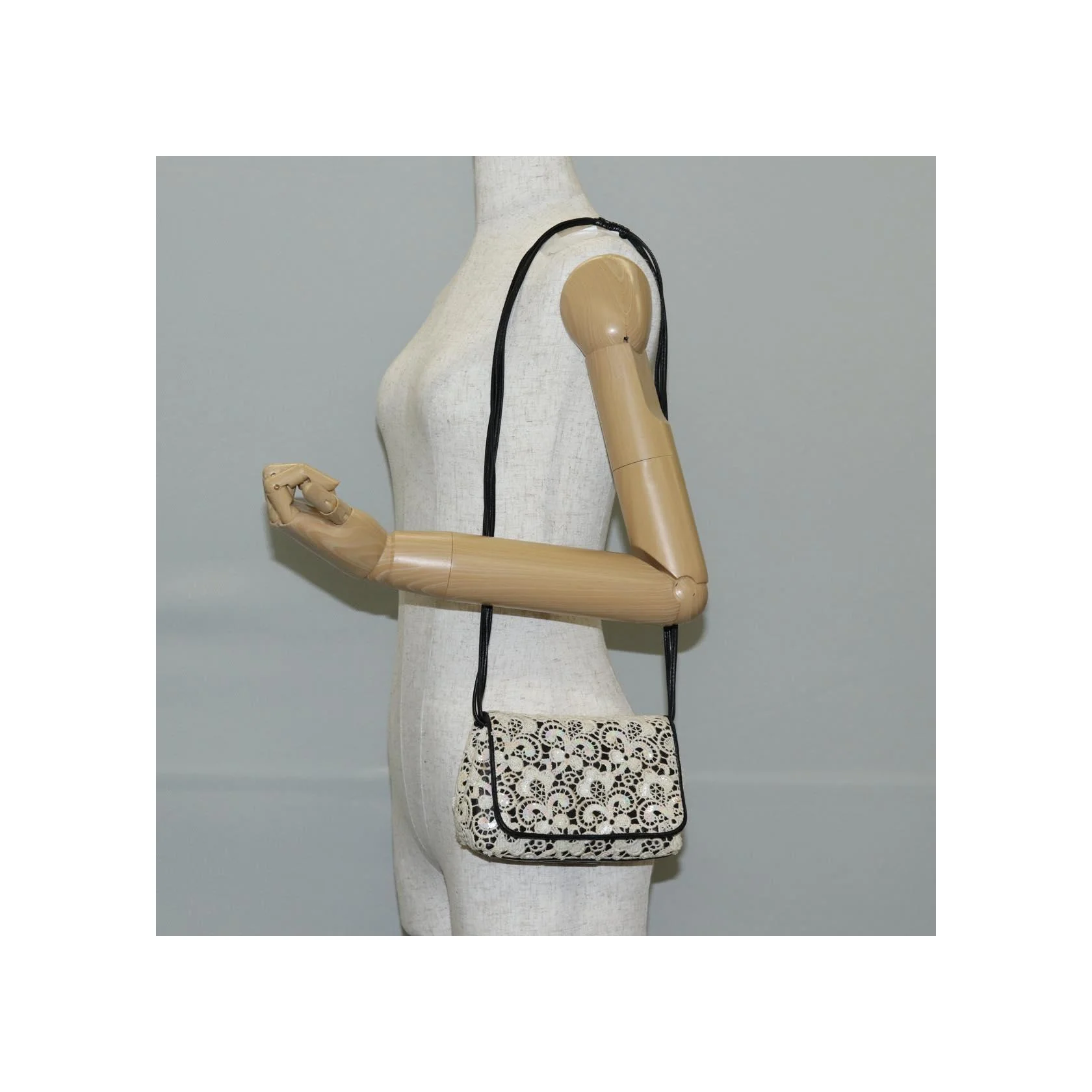 Sac À Rabat Floral Chanel Cc - White - Image 20