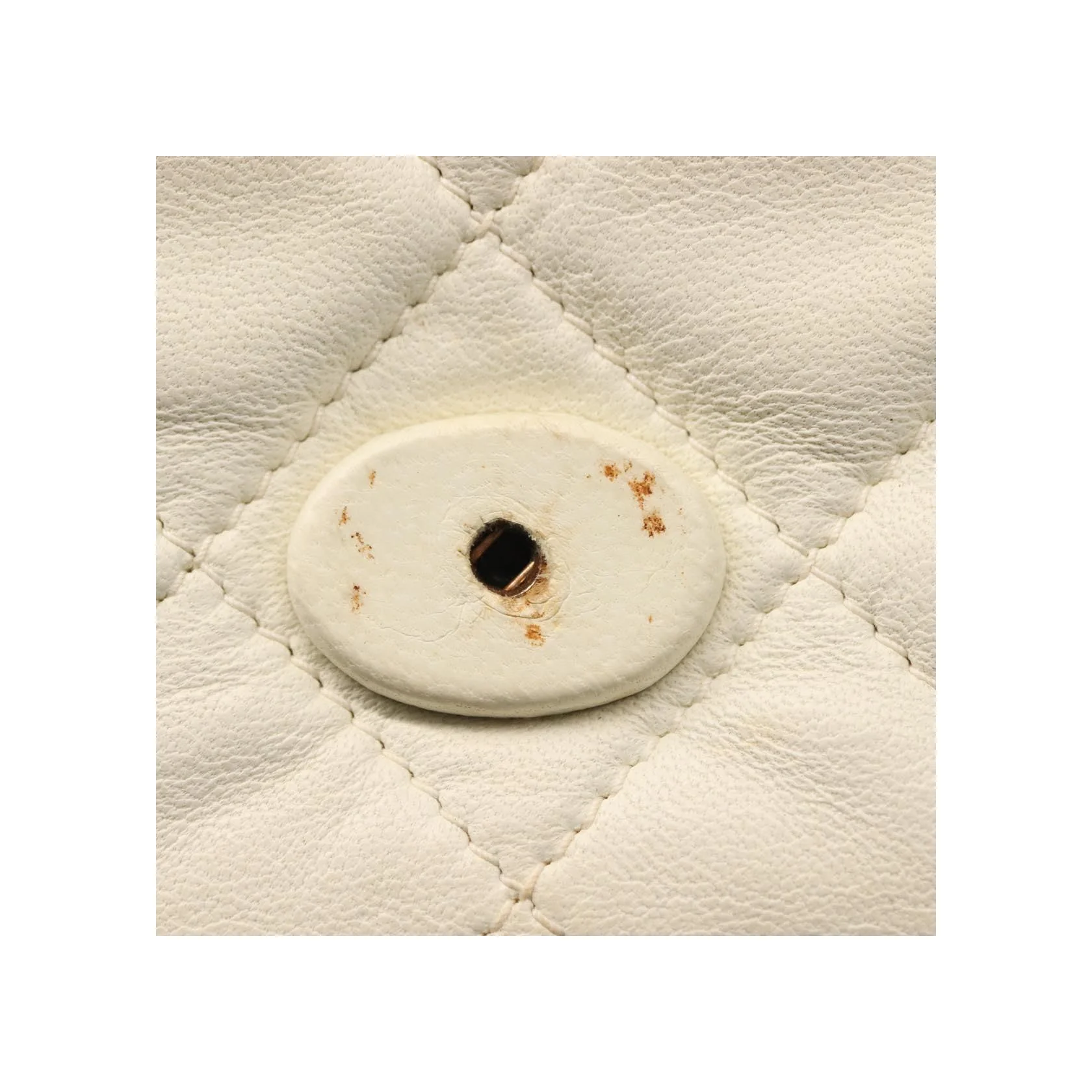 Grand Portefeuille À Rabat Chaîne Chanel - White - Image 12