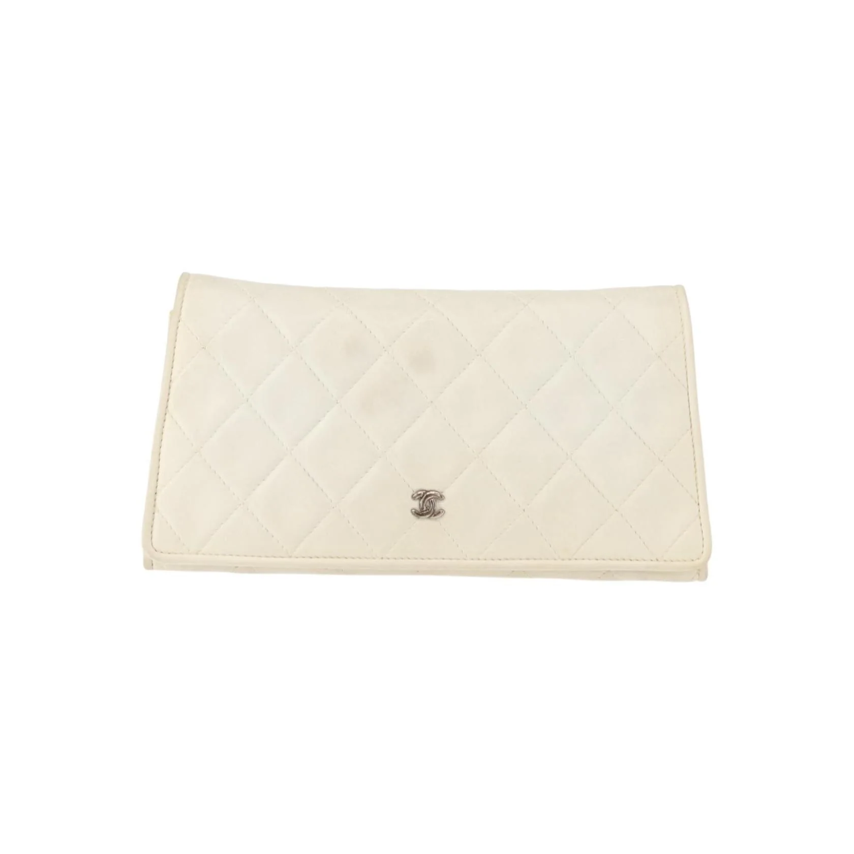 Grand Portefeuille À Rabat Chaîne Chanel - White - Image 16